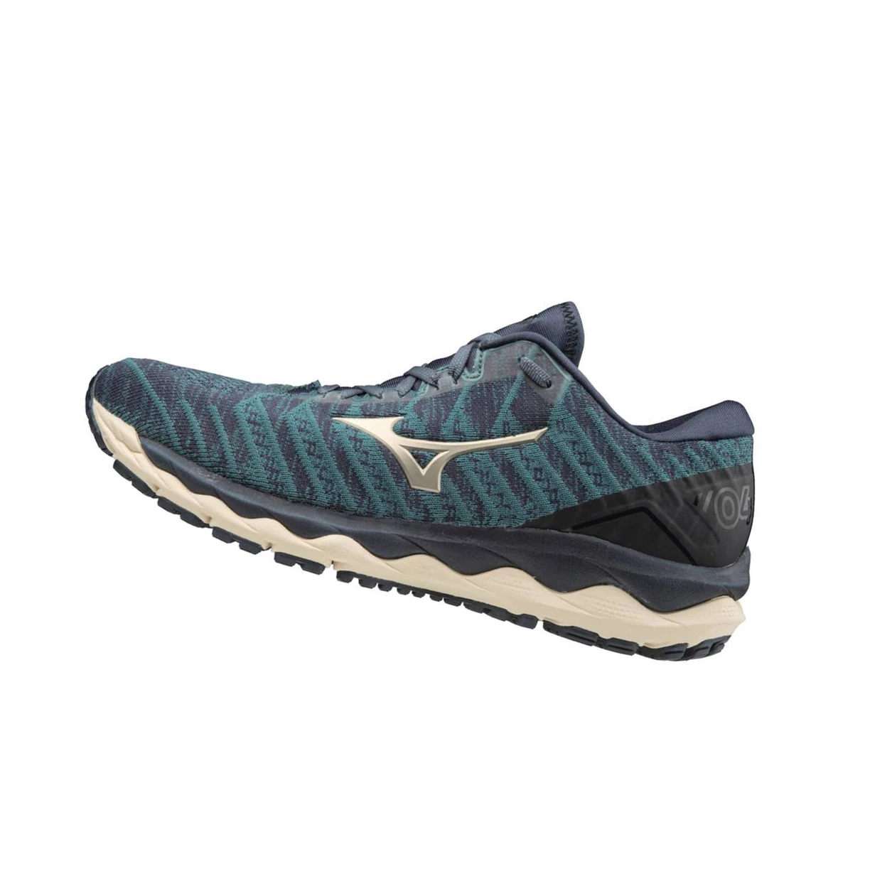 Zapatillas Running Mizuno Wave Sky 4 Waveknitﾙ Hombre Indigo | OGT325016