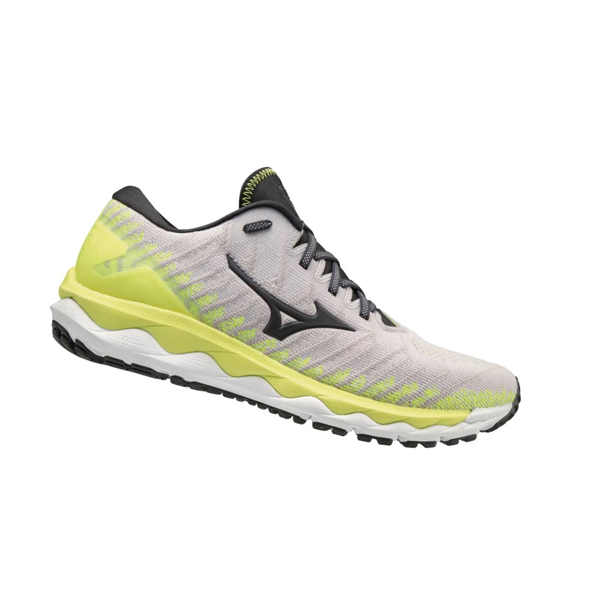 Zapatillas Running Mizuno Wave Sky 4 Waveknitﾙ Hombre White/Yellow | VSZ761390