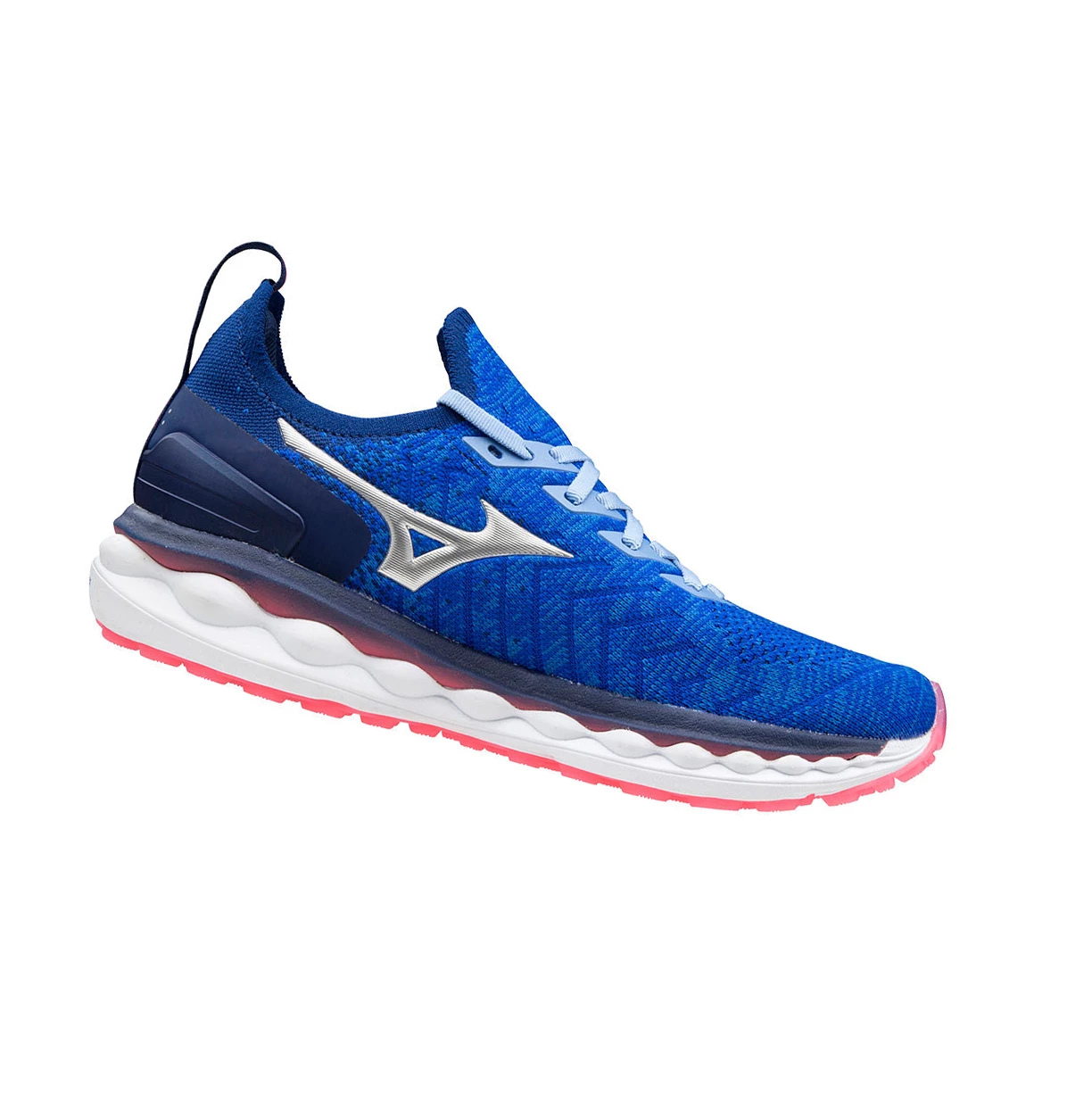 Zapatillas Running Mizuno Wave Sky Neo Mujer Blue/Silver/Pink | CBN290685