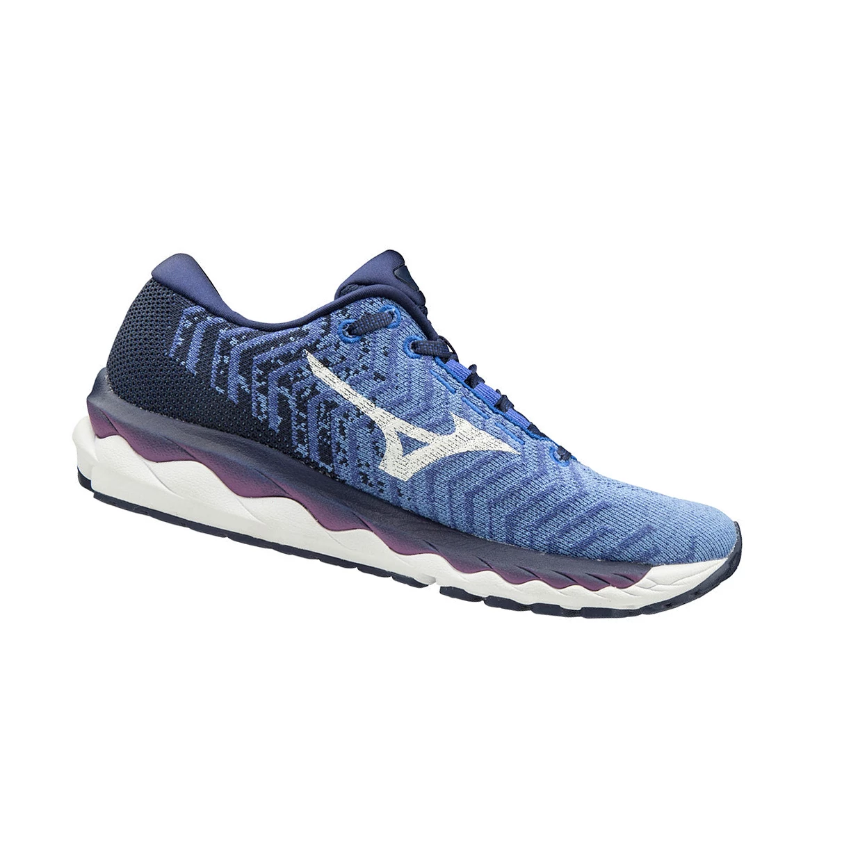 Zapatillas Running Mizuno Wave Sky Waveknit 3 Mujer blue/Purple | IKJ927856