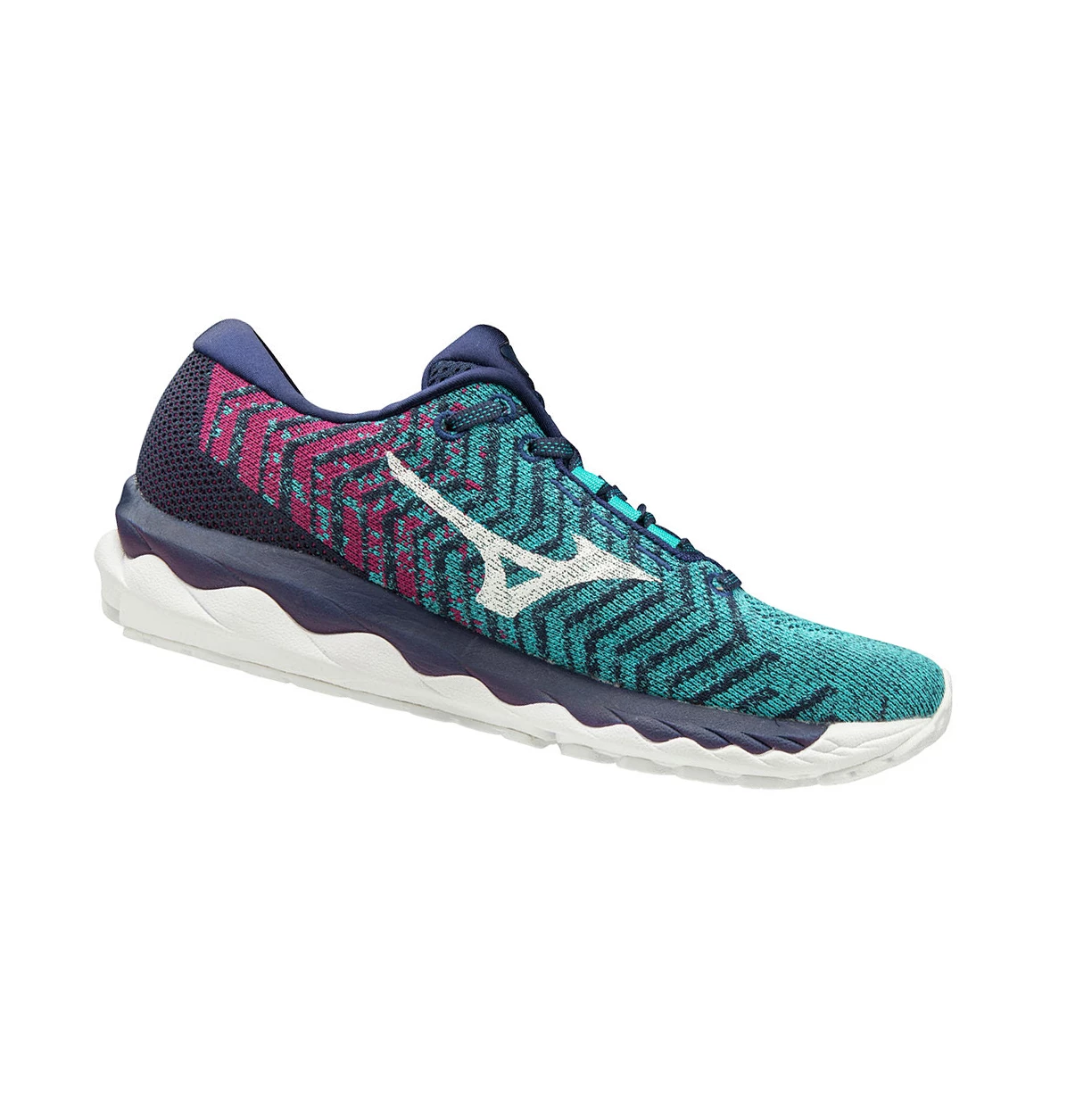 Zapatillas Running Mizuno Wave Sky Waveknit 3 Mujer blue/Purple | IOE107938