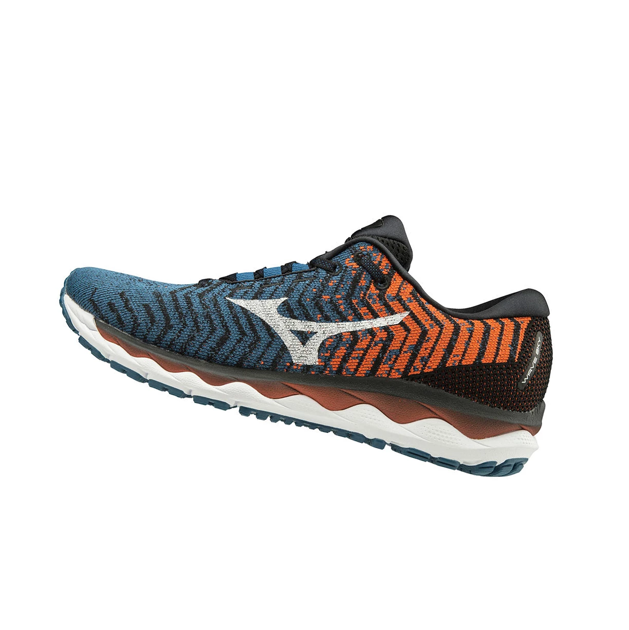 Zapatillas Running Mizuno Wave Sky Waveknit 3 Hombre Blue/White/Brown | QSX348970