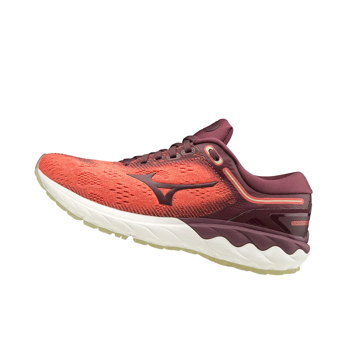 Zapatillas Running Mizuno Wave Skyrise Mujer Orange/Burgundy | DEZ837510