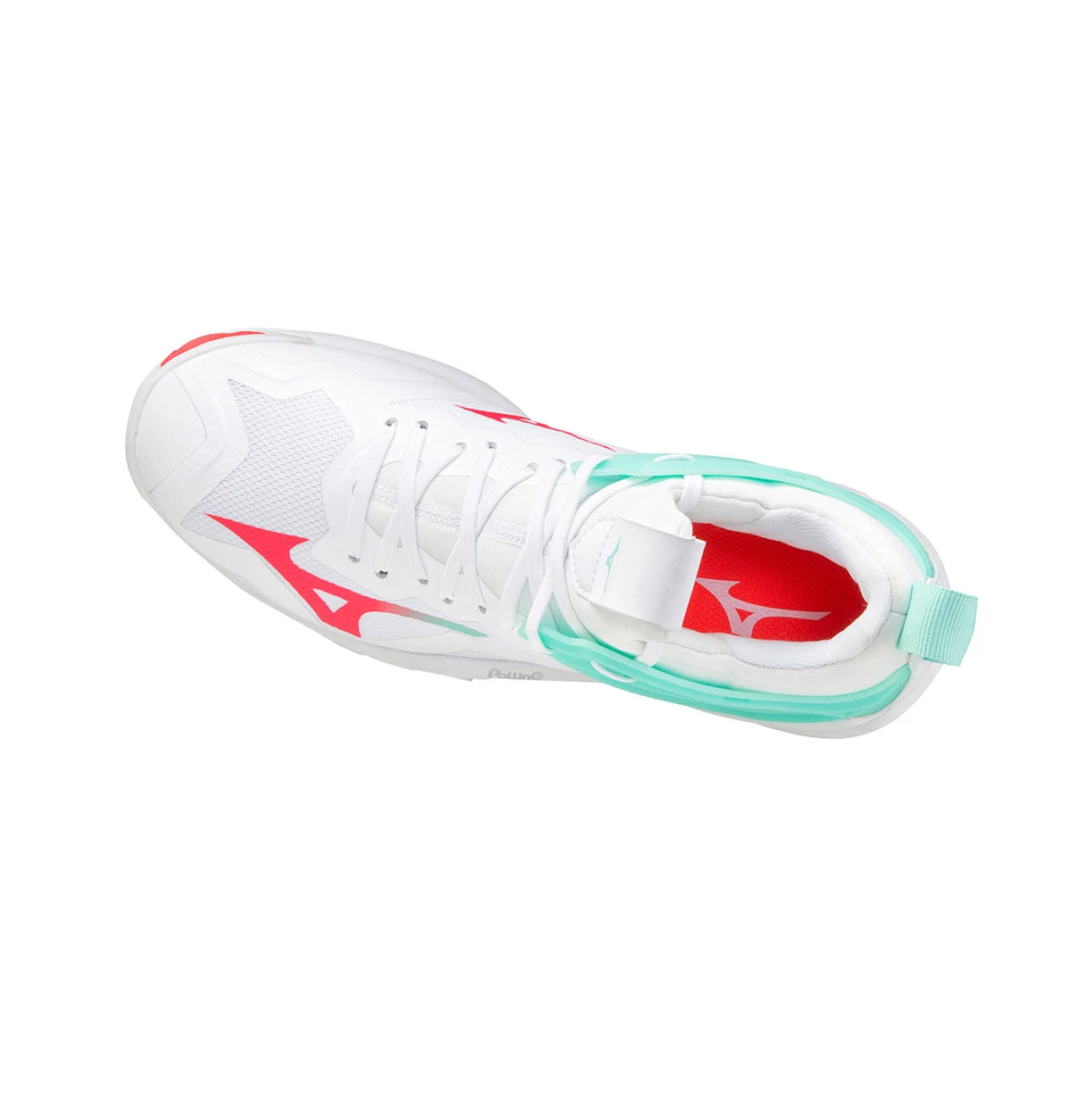 Zapatillas de Balonmano Mizuno Wave Mirage 3 Mujer White/Coral | WFR380297