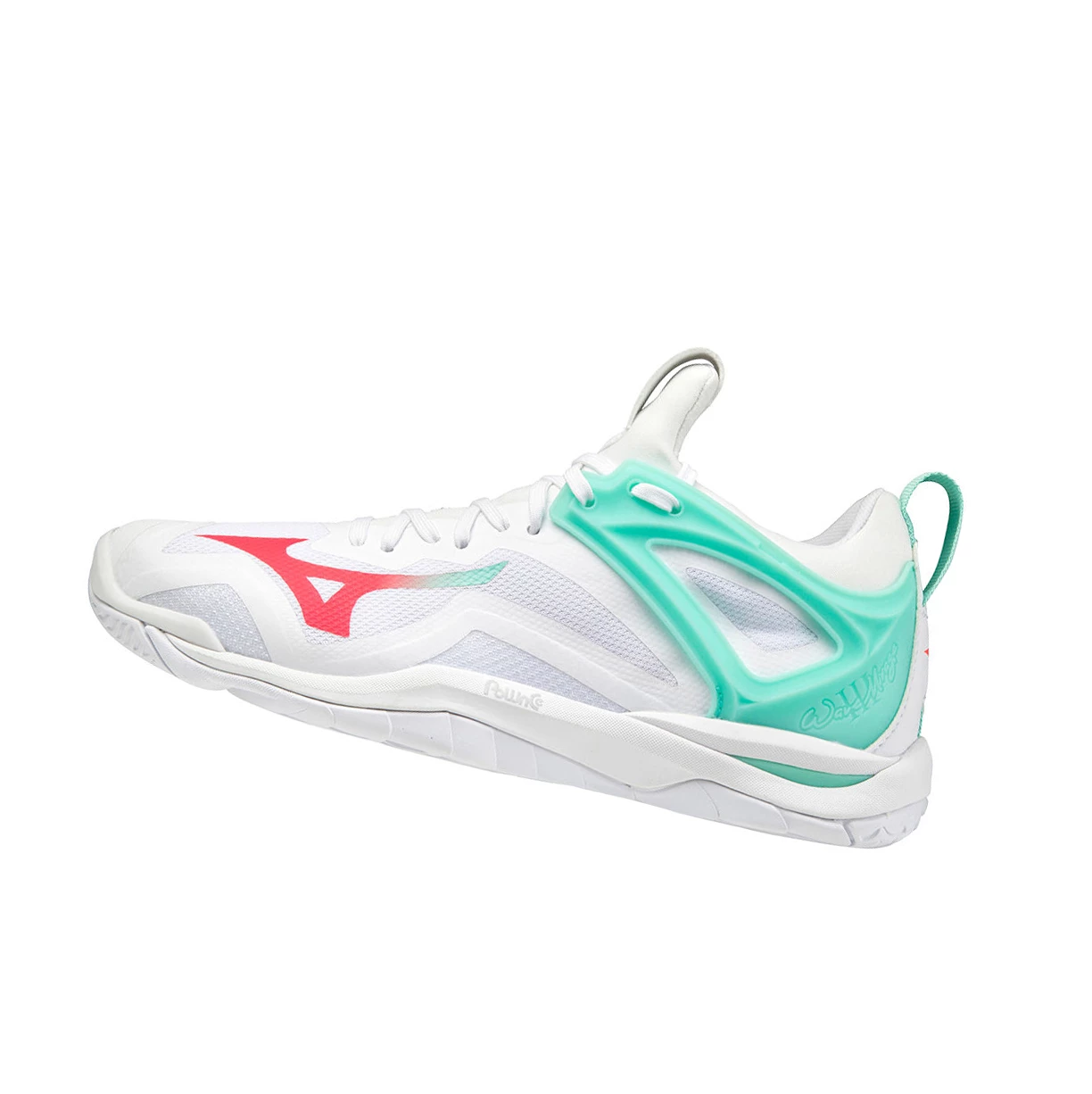 Zapatillas de Balonmano Mizuno Wave Mirage 3 Mujer White/Coral | WFR380297