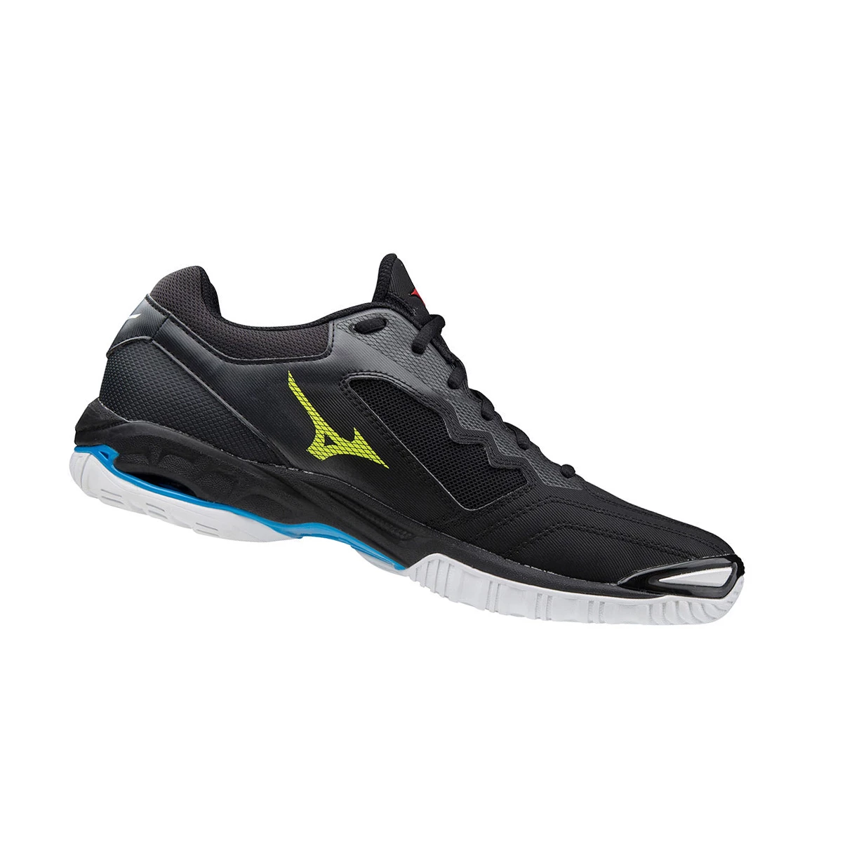 Zapatillas de Balonmano Mizuno Wave Phantom 2 Hombre Black/White/Blue | GJL132406