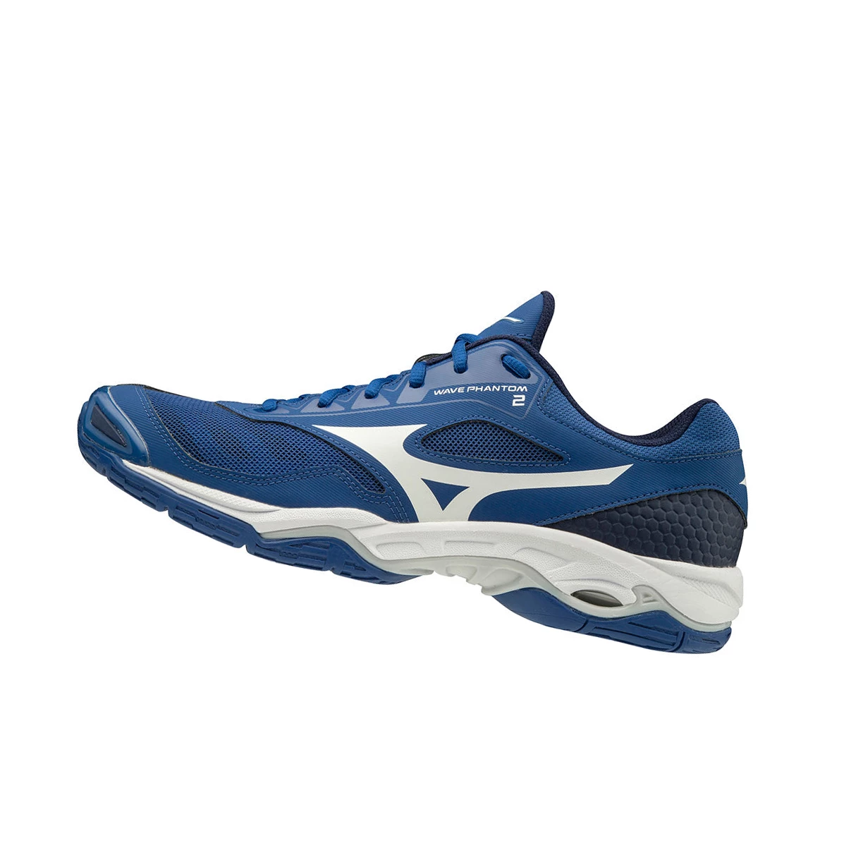 Zapatillas de Balonmano Mizuno Wave Phantom 2 Hombre Blue/White/Blue | GKN378691