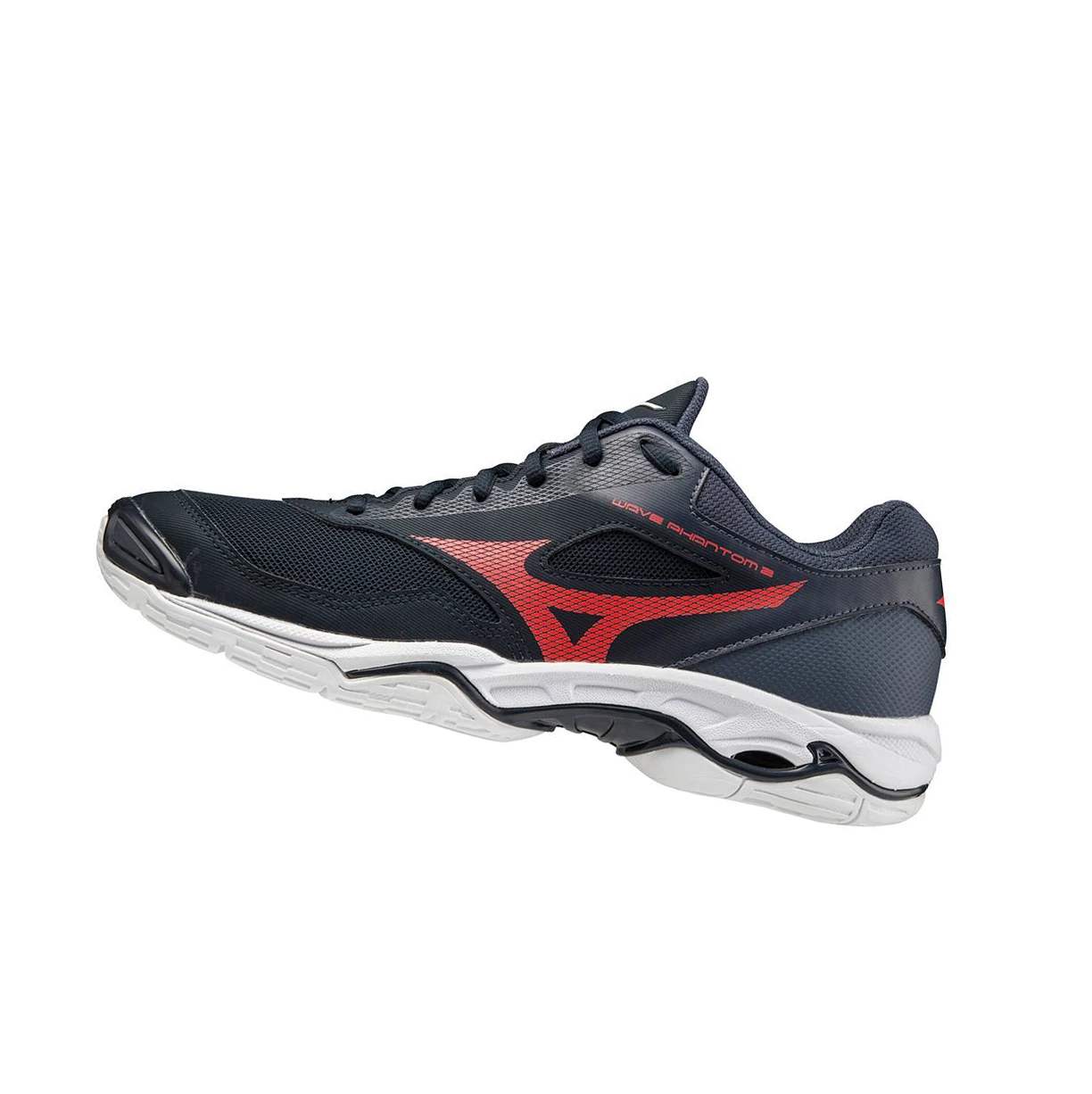 Zapatillas de Balonmano Mizuno Wave Phantom 2 Mujer Navy/Red/Black | TSP983527