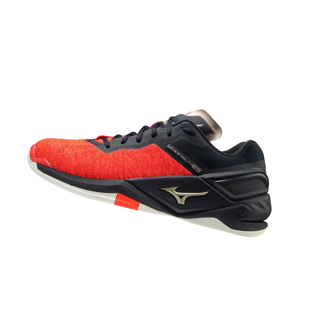 Zapatillas de Balonmano Mizuno Wave Stealth Neo Hombre Black/Orange/Gold | KTM965432