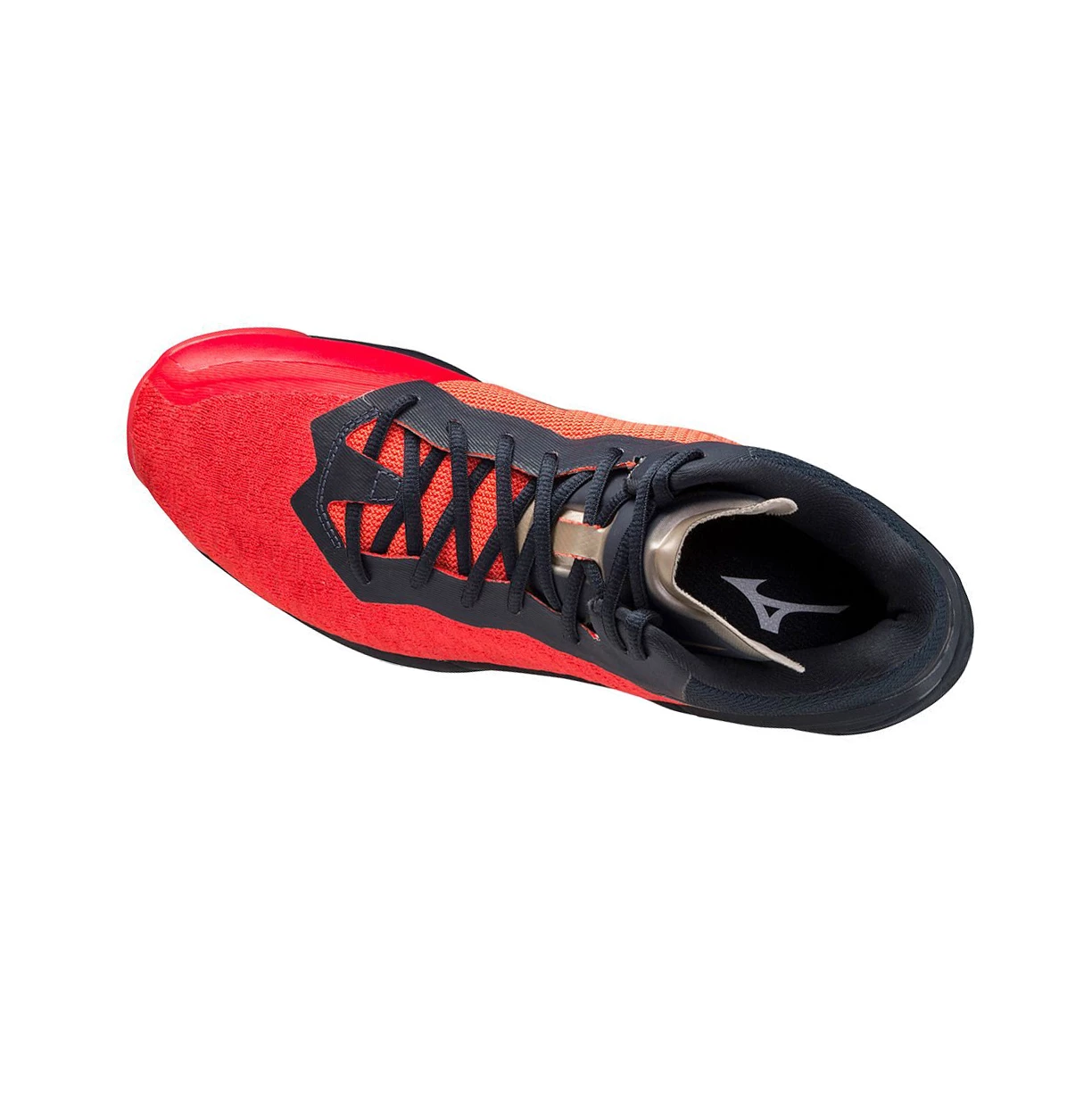 Zapatillas de Balonmano Mizuno Wave Stealth Neo Mid Mujer Black/Orange/Gold | RPO512469