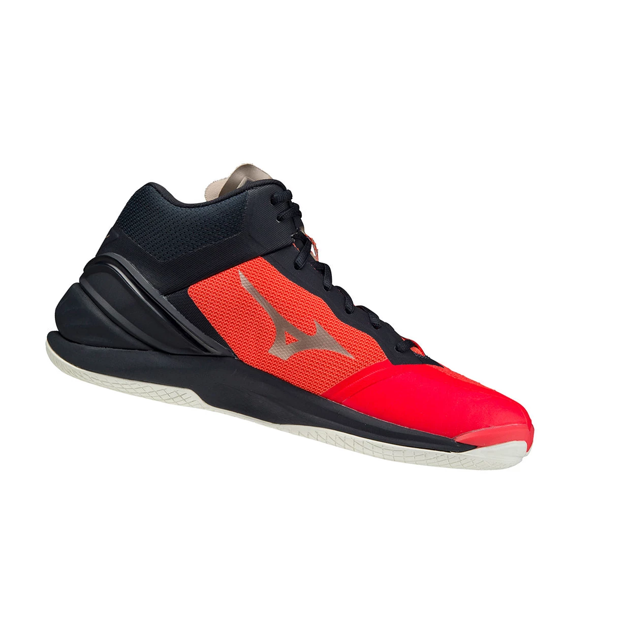 Zapatillas de Balonmano Mizuno Wave Stealth Neo Mid Hombre Black/Red/Gold | RVC380725