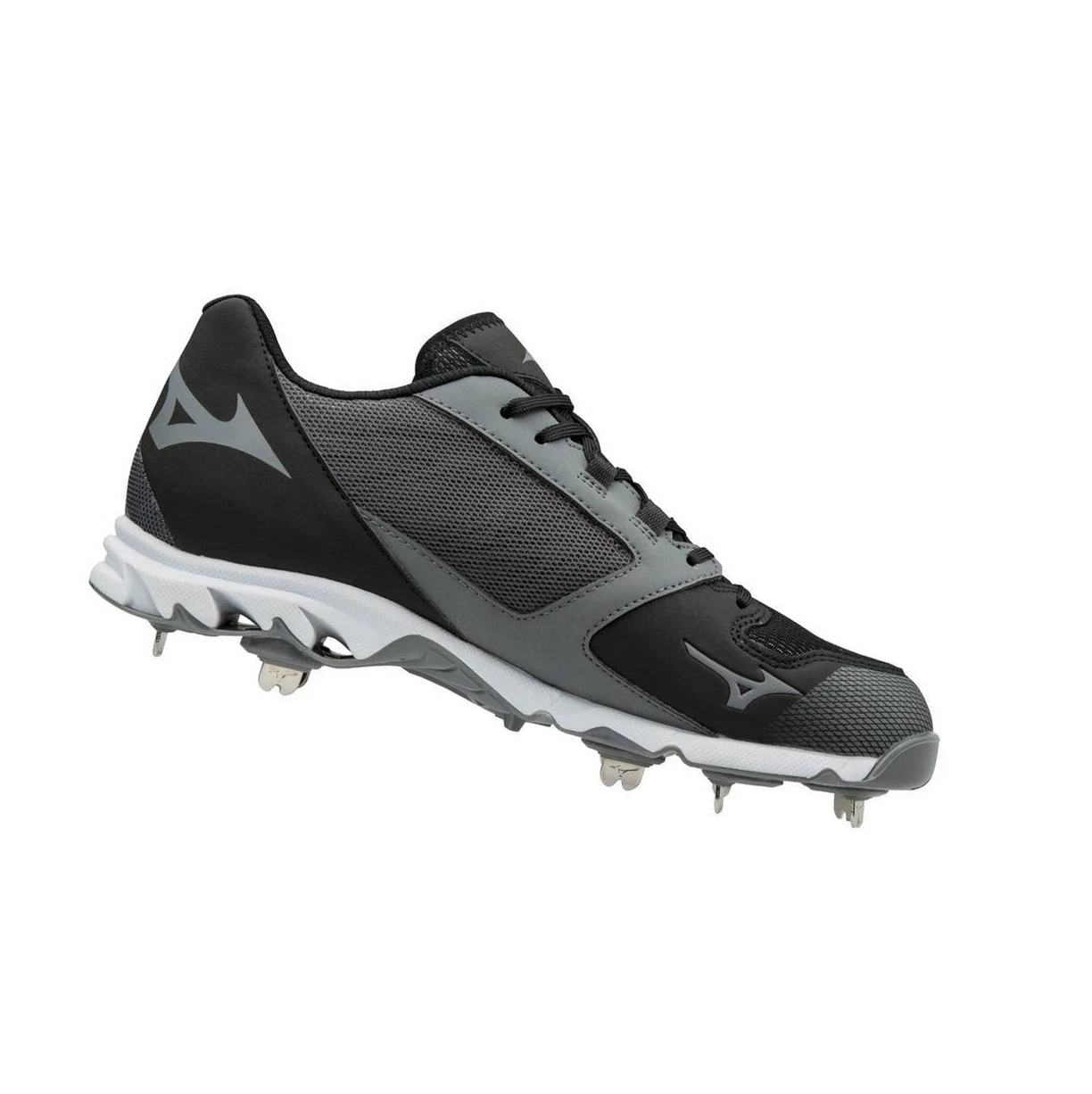 Zapatillas de Beisbol Mizuno 9-spike Dominant 2 Low Metal Hombre Grey/Black | HBG801294