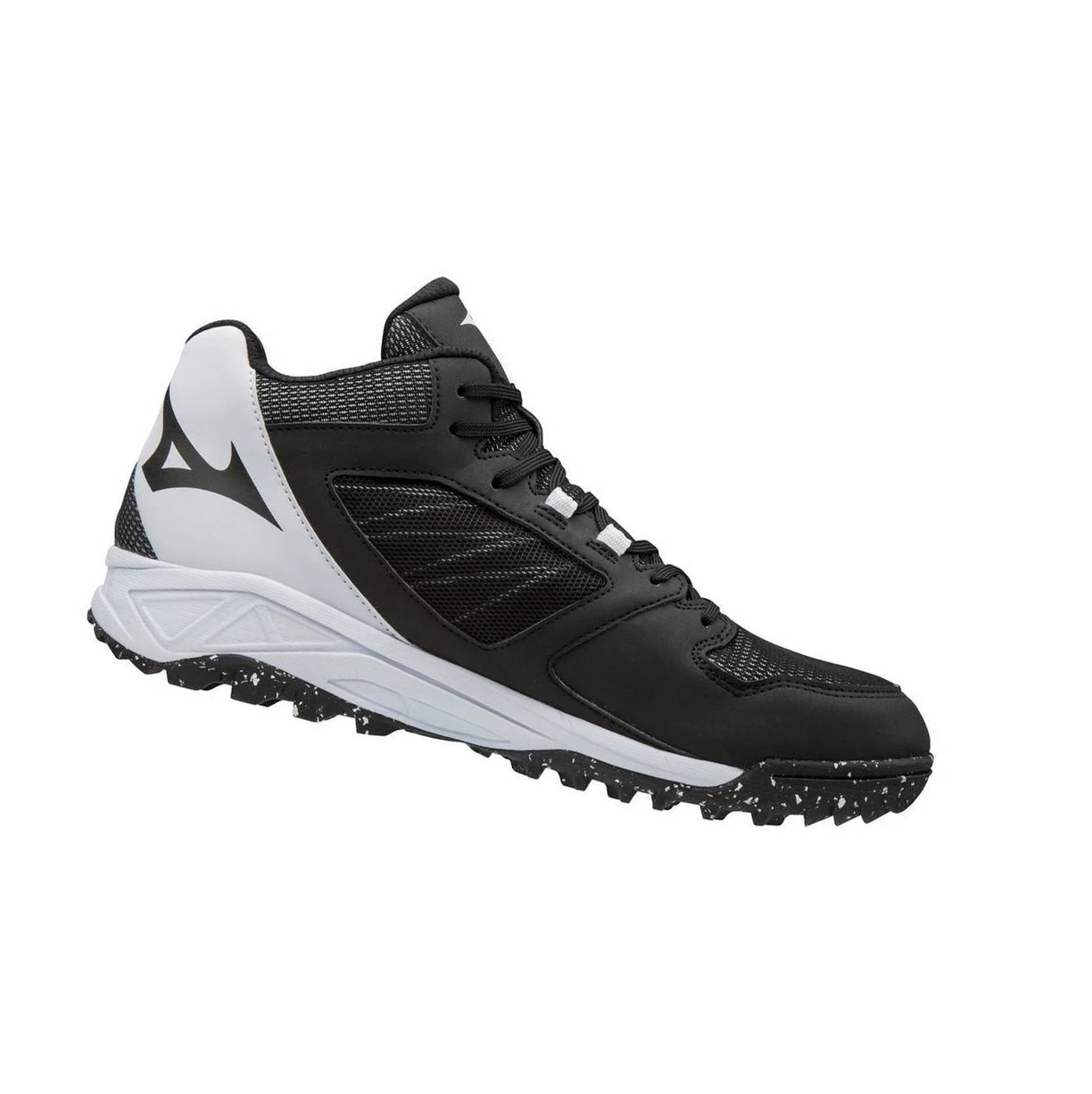 Zapatillas de Beisbol Mizuno Dominant All Surface Mid Turf Hombre Black/White | UDZ451973