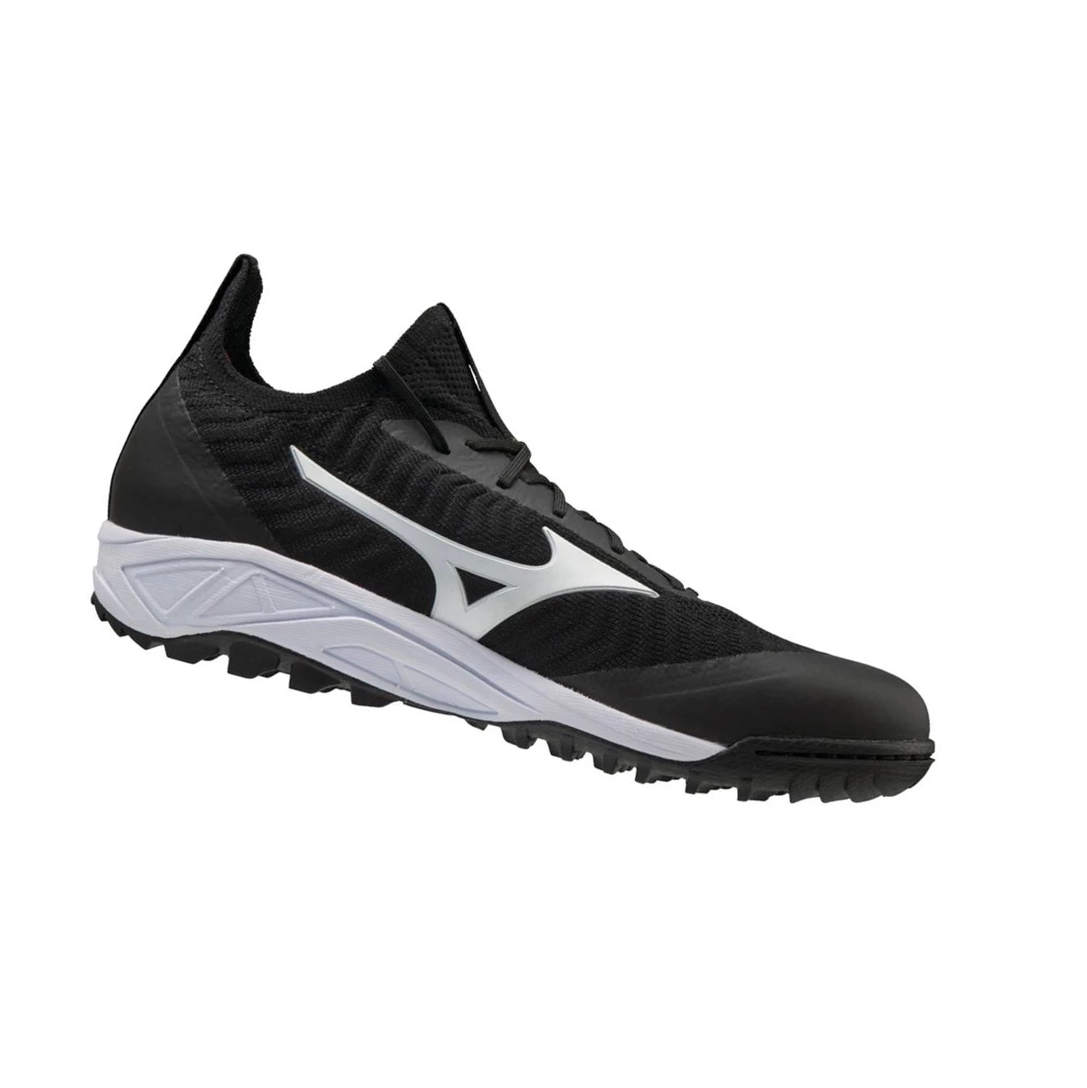 Zapatillas de Beisbol Mizuno Dominant As Knit All Surface Low Turf Hombre Black/White | SWL186325