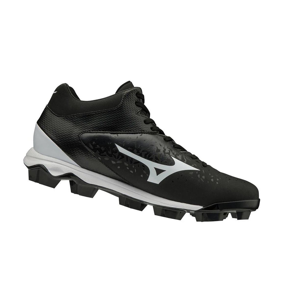 Zapatillas de Beisbol Mizuno Select Nine Tpu Mid Molded Hombre Black/White | GSY045187