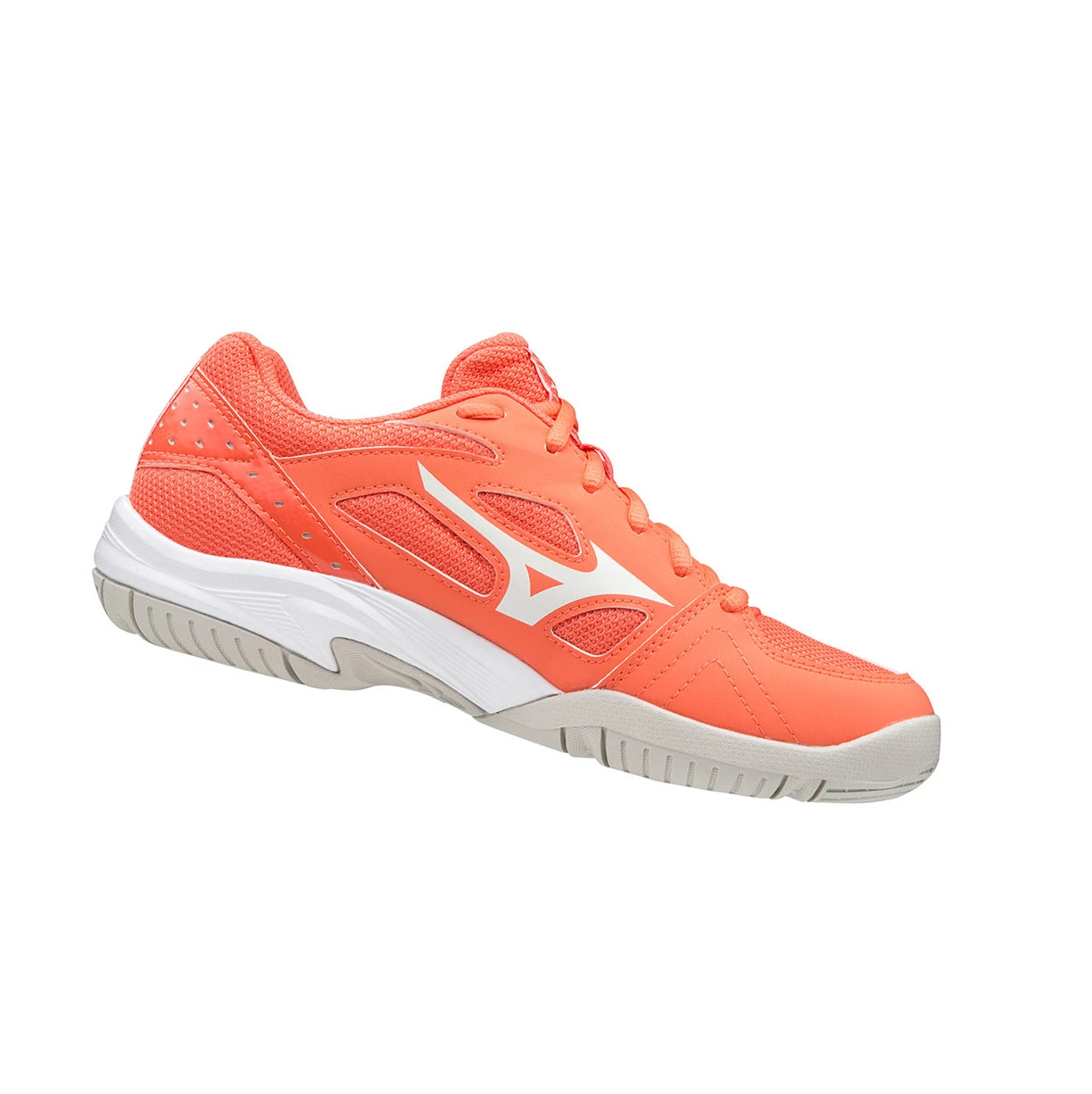 Zapatillas de Netball Mizuno Cyclone Speed 2 Nb Mujer Coral/white | GOU684510