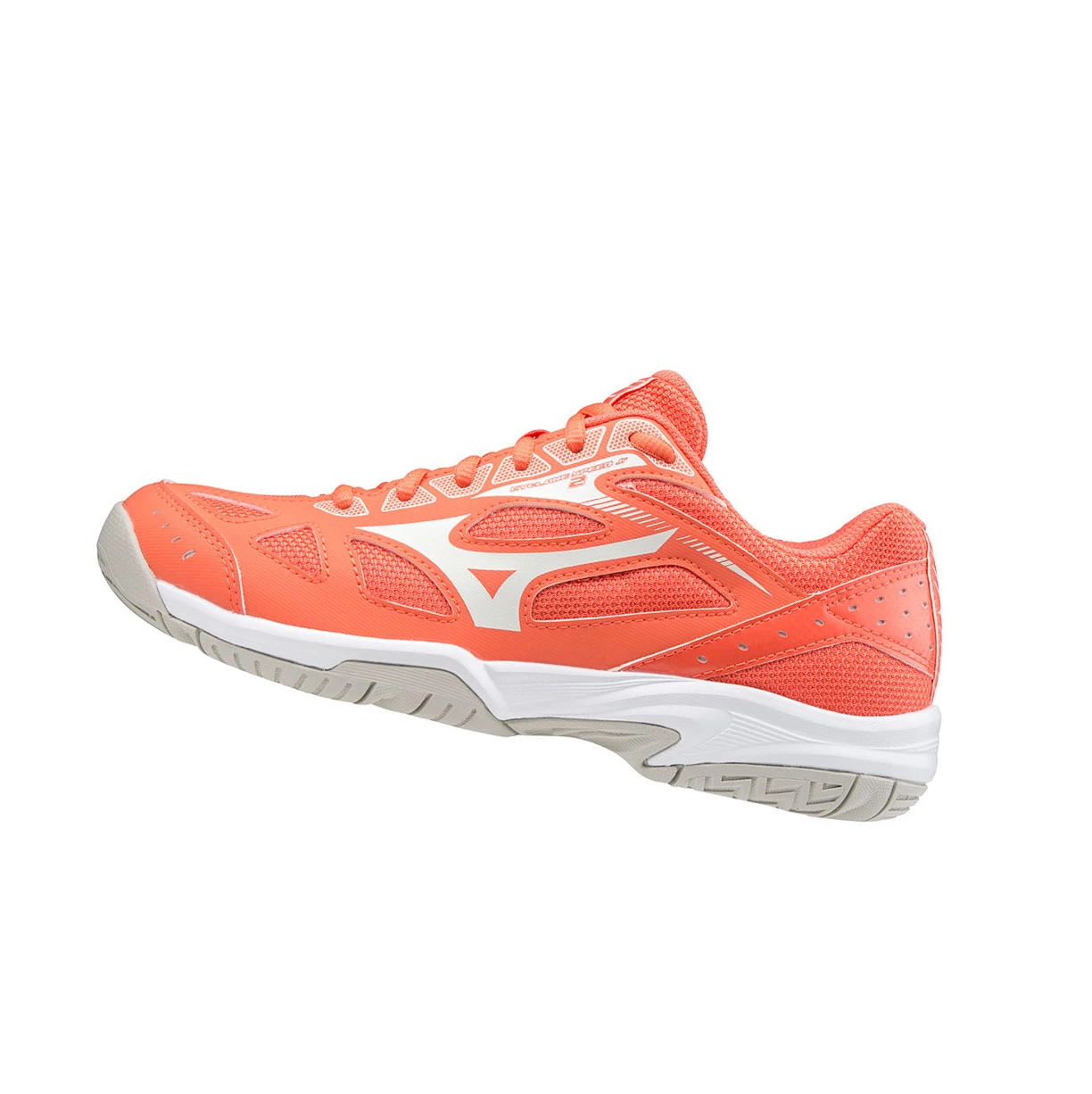 Zapatillas de Netball Mizuno Cyclone Speed 2 Nb Mujer Coral/white | GOU684510