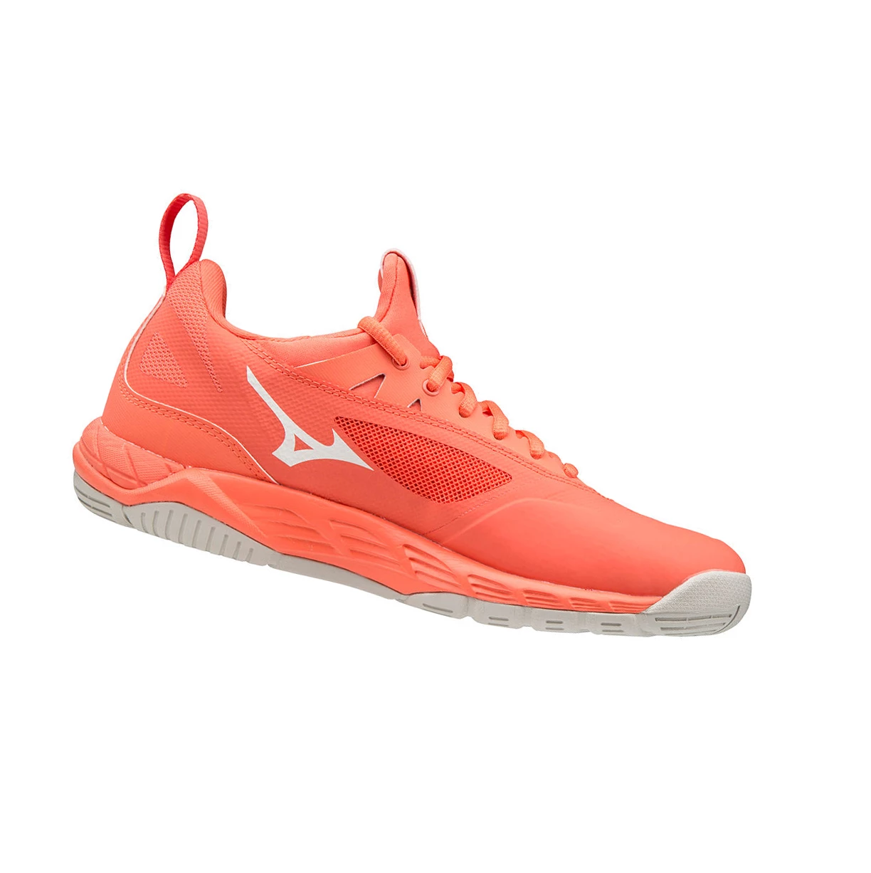 Zapatillas de Netball Mizuno Wave Luminous Nb Mujer Coral/white | WYJ945603