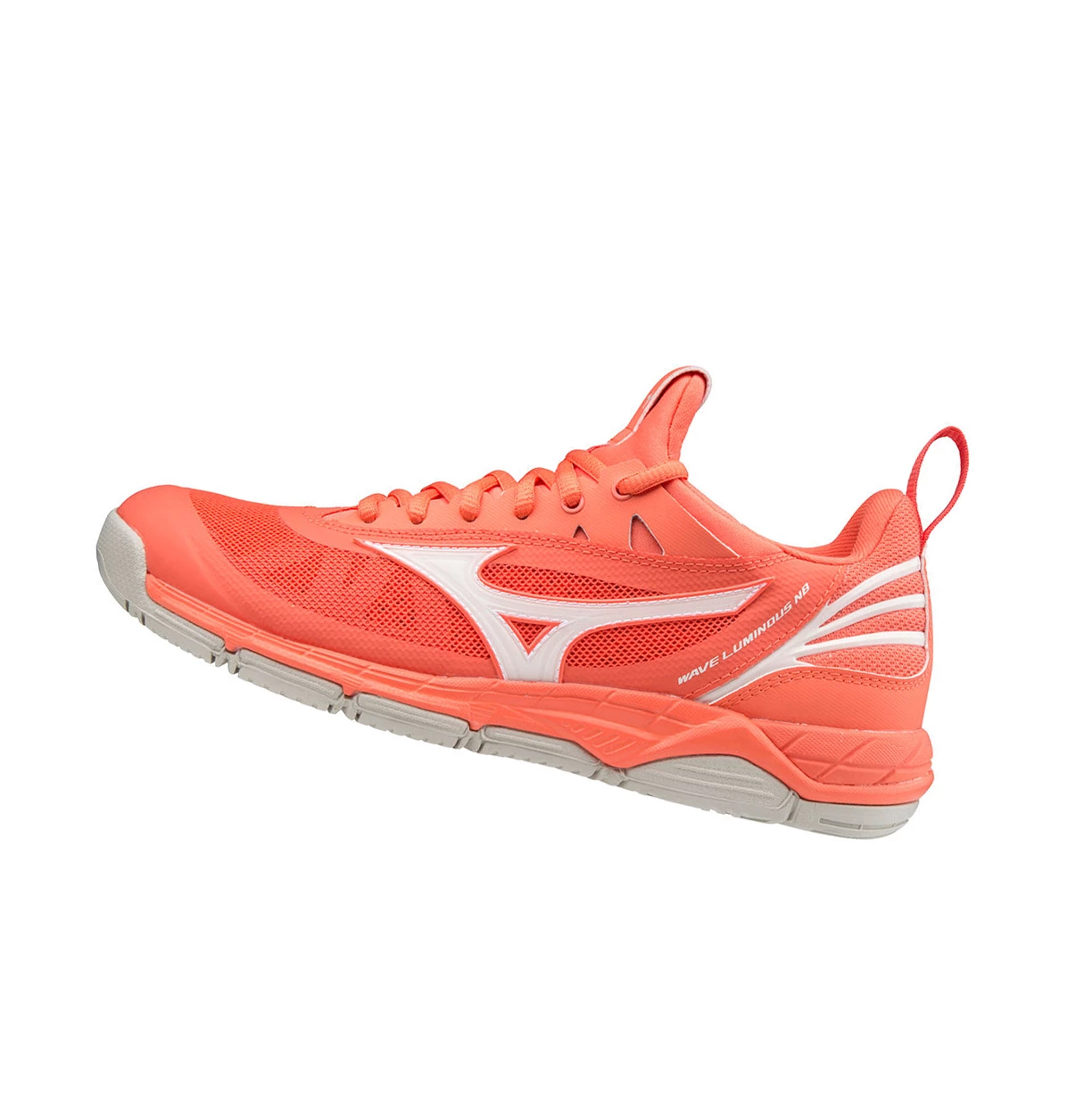 Zapatillas de Netball Mizuno Wave Luminous Nb Mujer Coral/white | WYJ945603