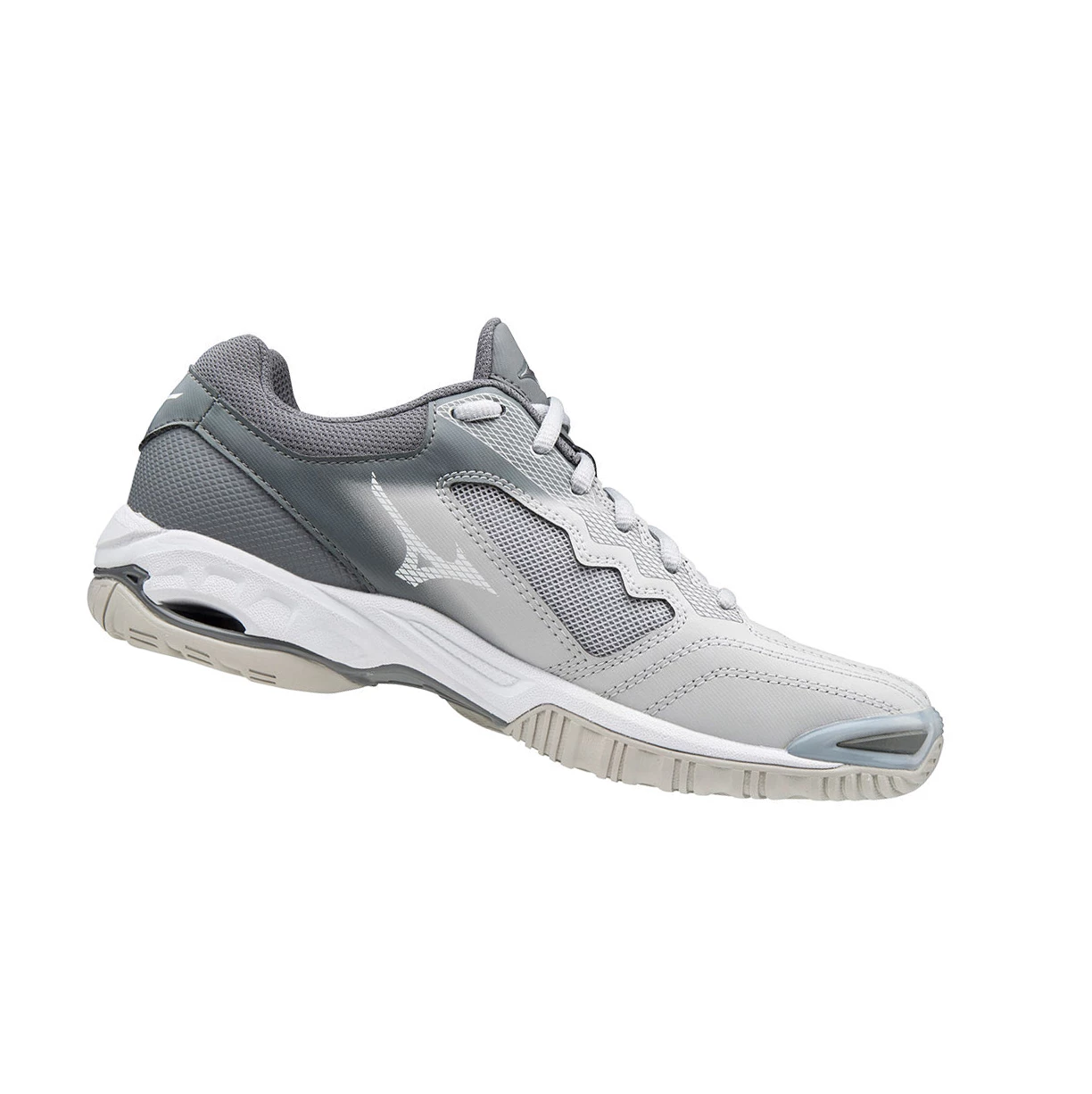 Zapatillas de Netball Mizuno Wave Phantom 2 Nb Mujer White/Grey | IEU352840