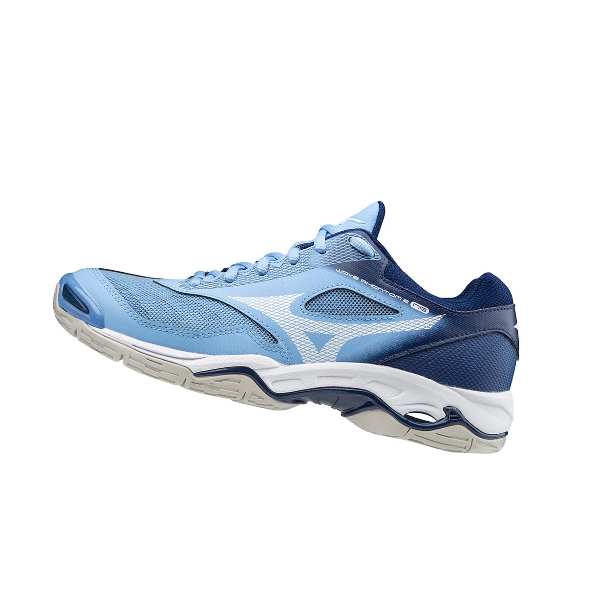 Zapatillas de Netball Mizuno Wave Phantom 2 Nb Mujer Blue/White | UZI071436