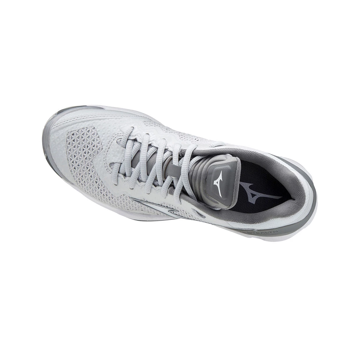 Zapatillas de Netball Mizuno Wave Stealth V Nb Mujer White/Grey | ZDN475896