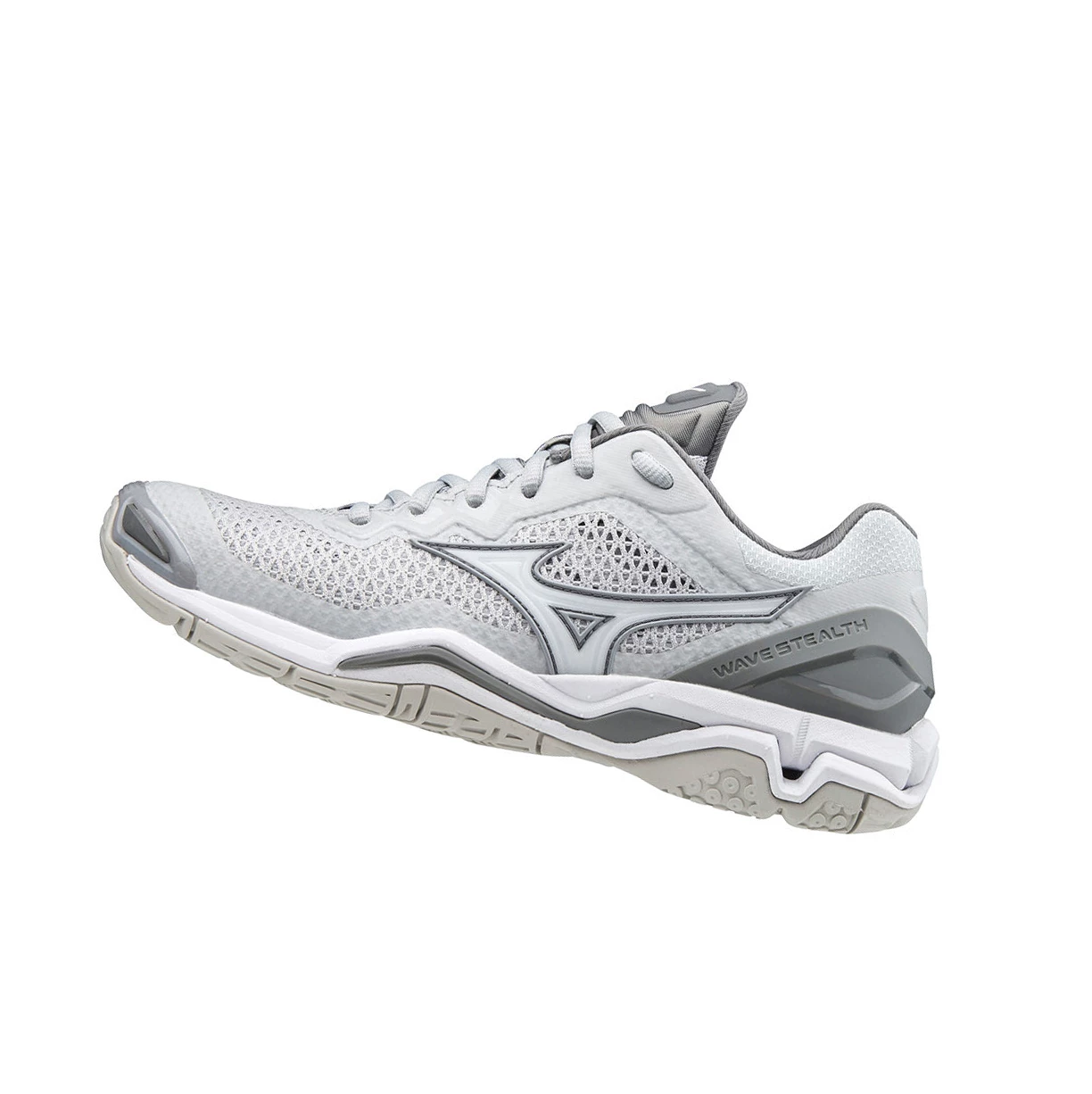 Zapatillas de Netball Mizuno Wave Stealth V Nb Mujer White/Grey | ZDN475896