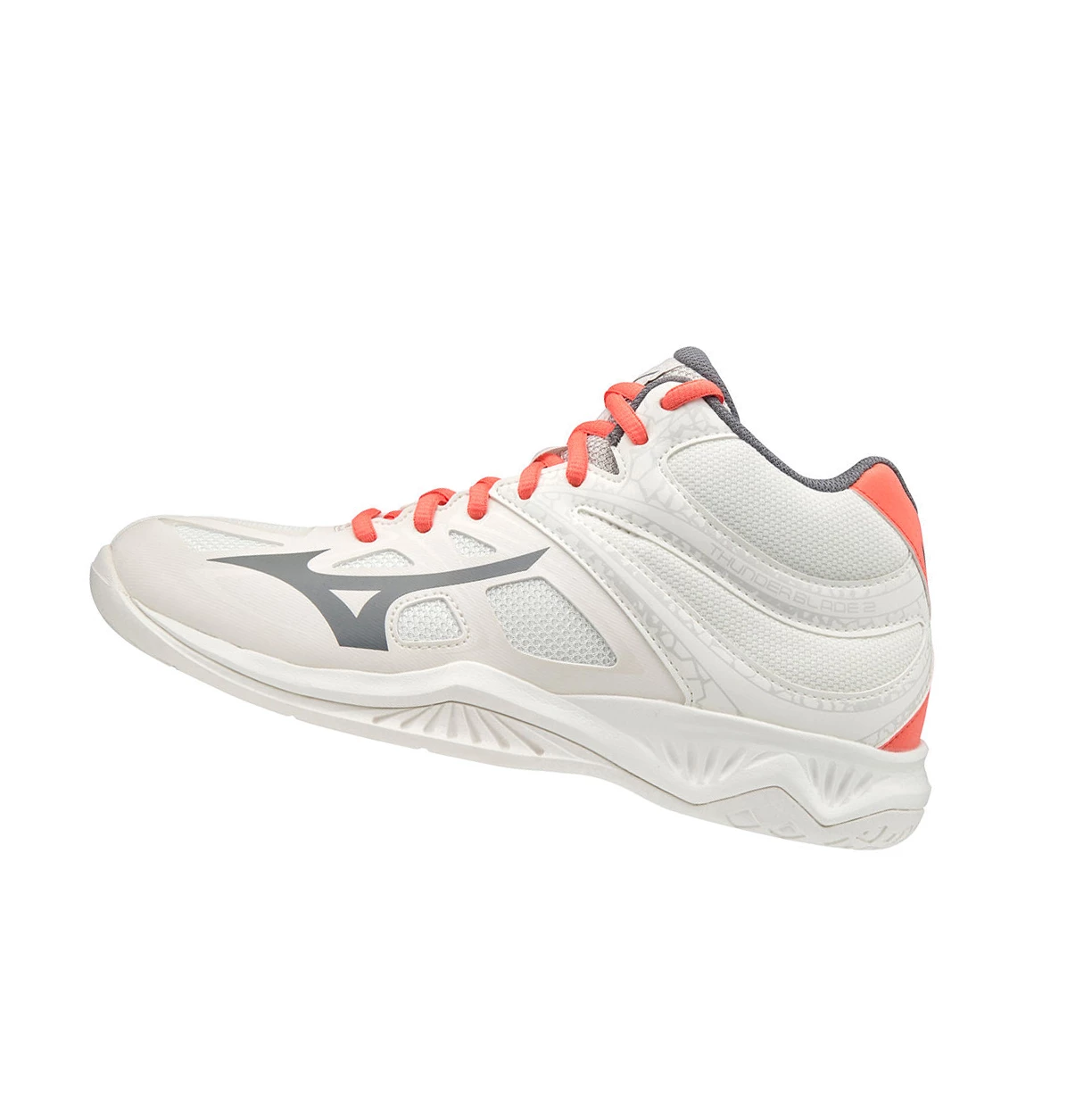 Zapatillas de Voleibol Mizuno Thunder Blade 2 Mid Mujer Coral | AWX839160