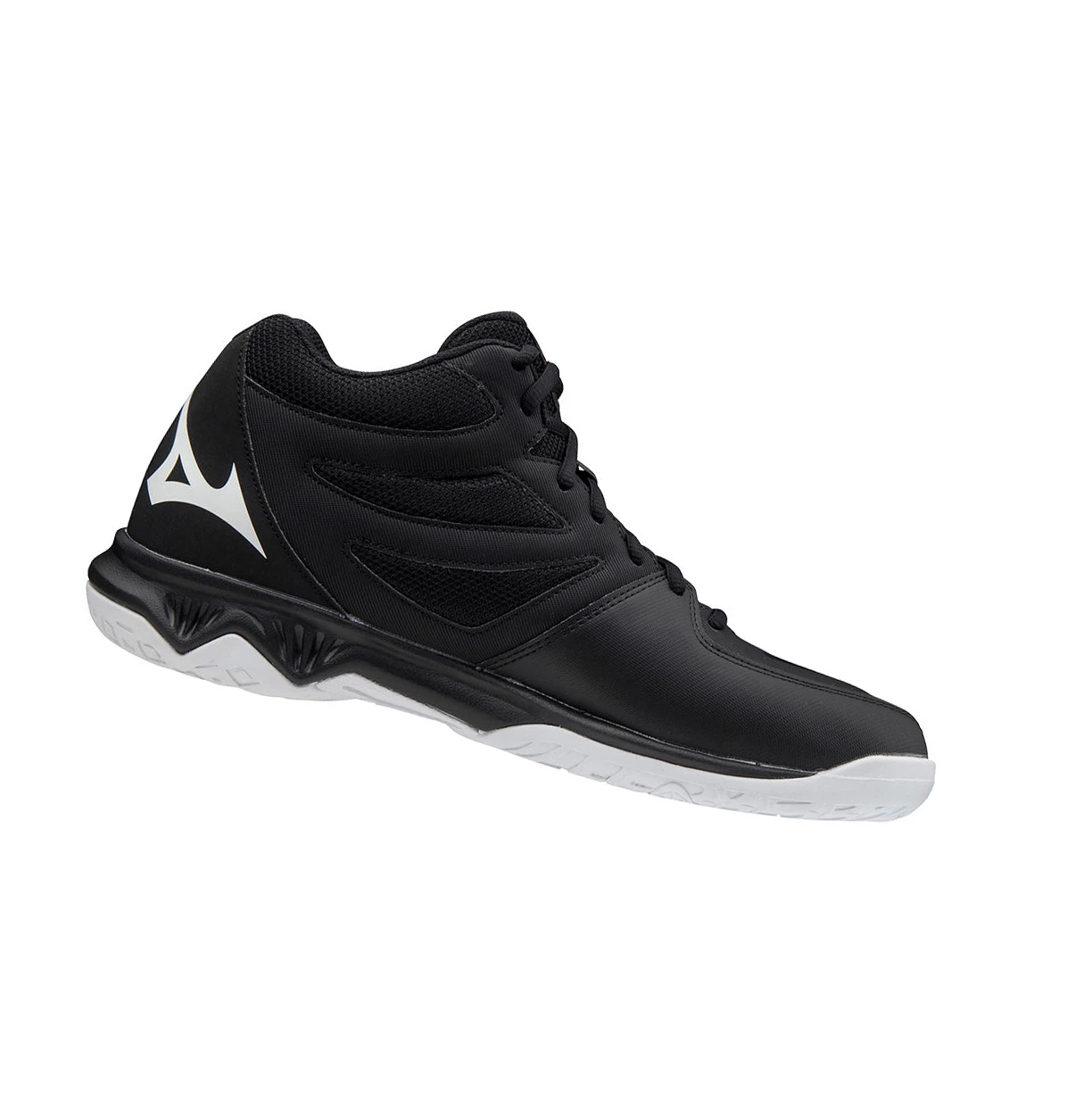 Zapatillas de Voleibol Mizuno Thunder Blade 2 Mid Hombre Black/White | MDK431506