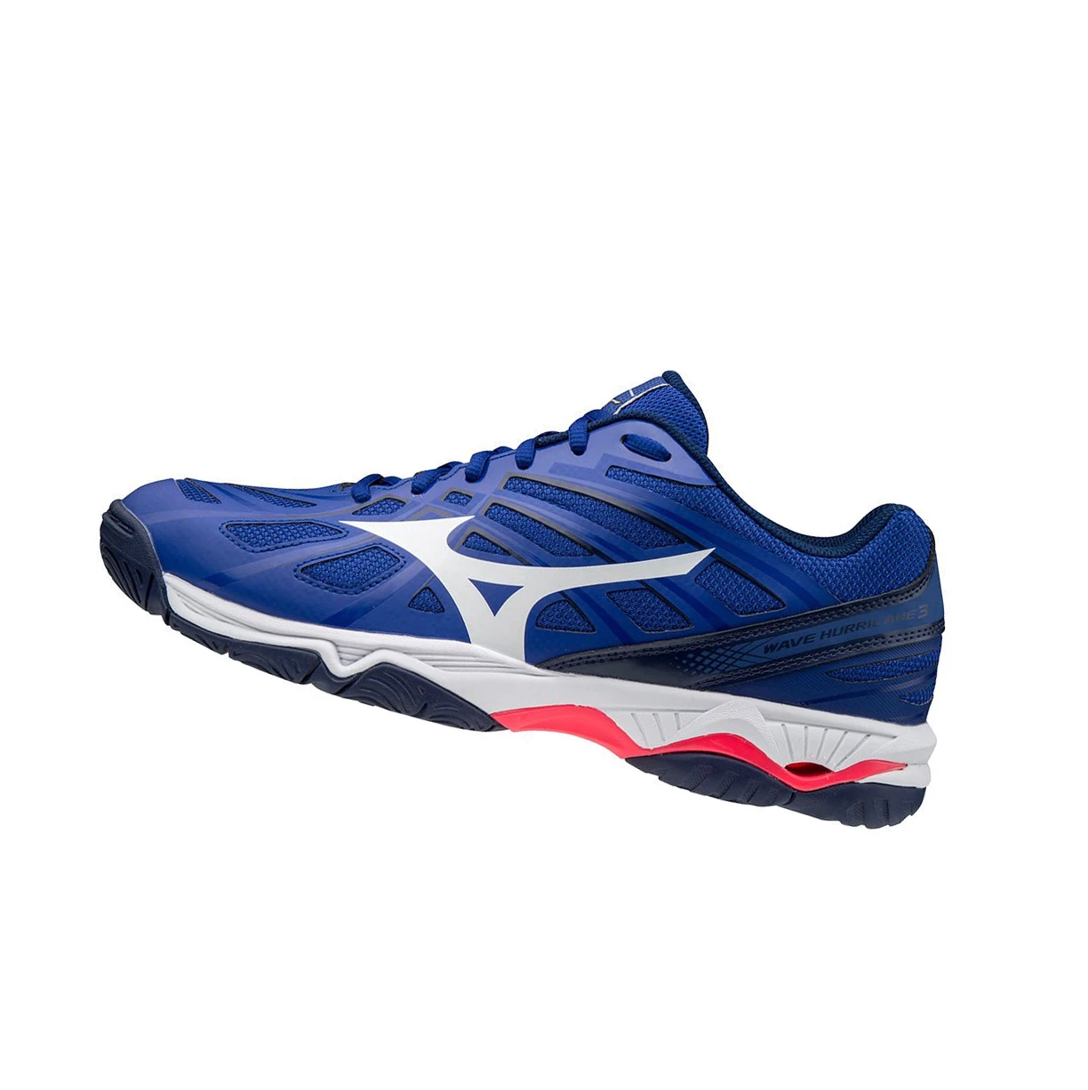 Zapatillas de Voleibol Mizuno Wave Hurricane 3 Mujer Blue/White/Pink | YGH605439