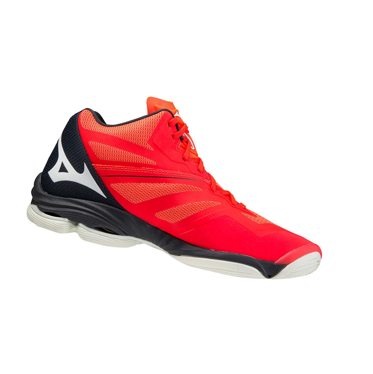 Zapatillas de Voleibol Mizuno Wave Lightning Z6 Mid Hombre Orange/White/Blue | CMO685097