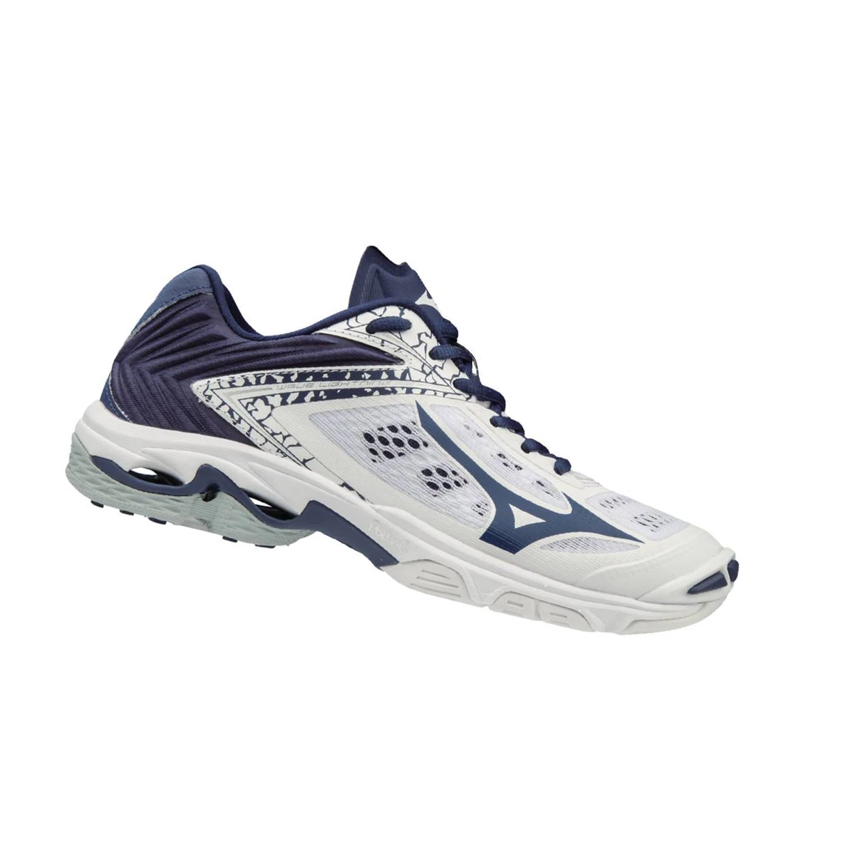 Zapatillas de Voleibol Mizuno Wave Lightning Z5 Mujer White/Navy | DCG564109