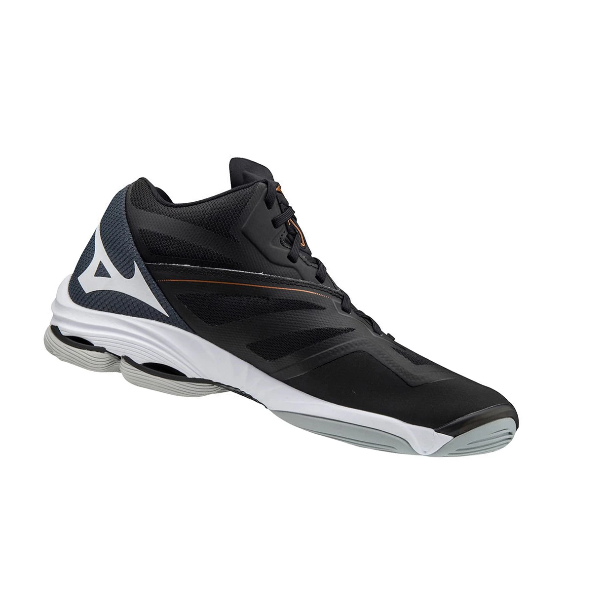 Zapatillas de Voleibol Mizuno Wave Lightning Z6 Mid Mujer Black/White | EIH579208