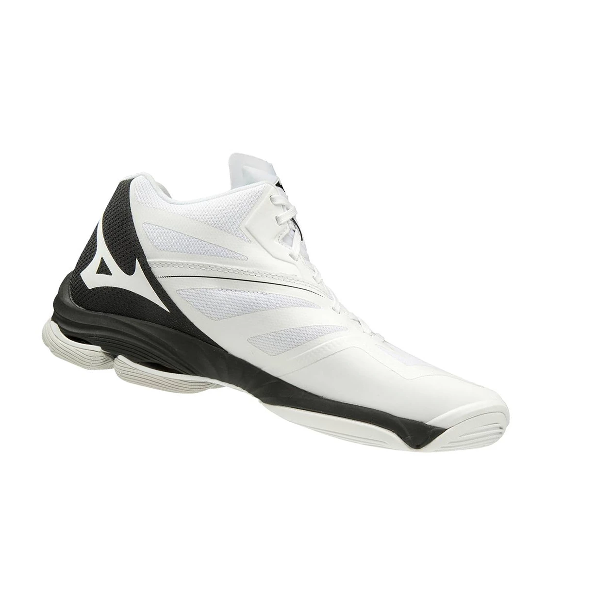 Zapatillas de Voleibol Mizuno Wave Lightning Z6 Mid Hombre White/Black | EUW592674