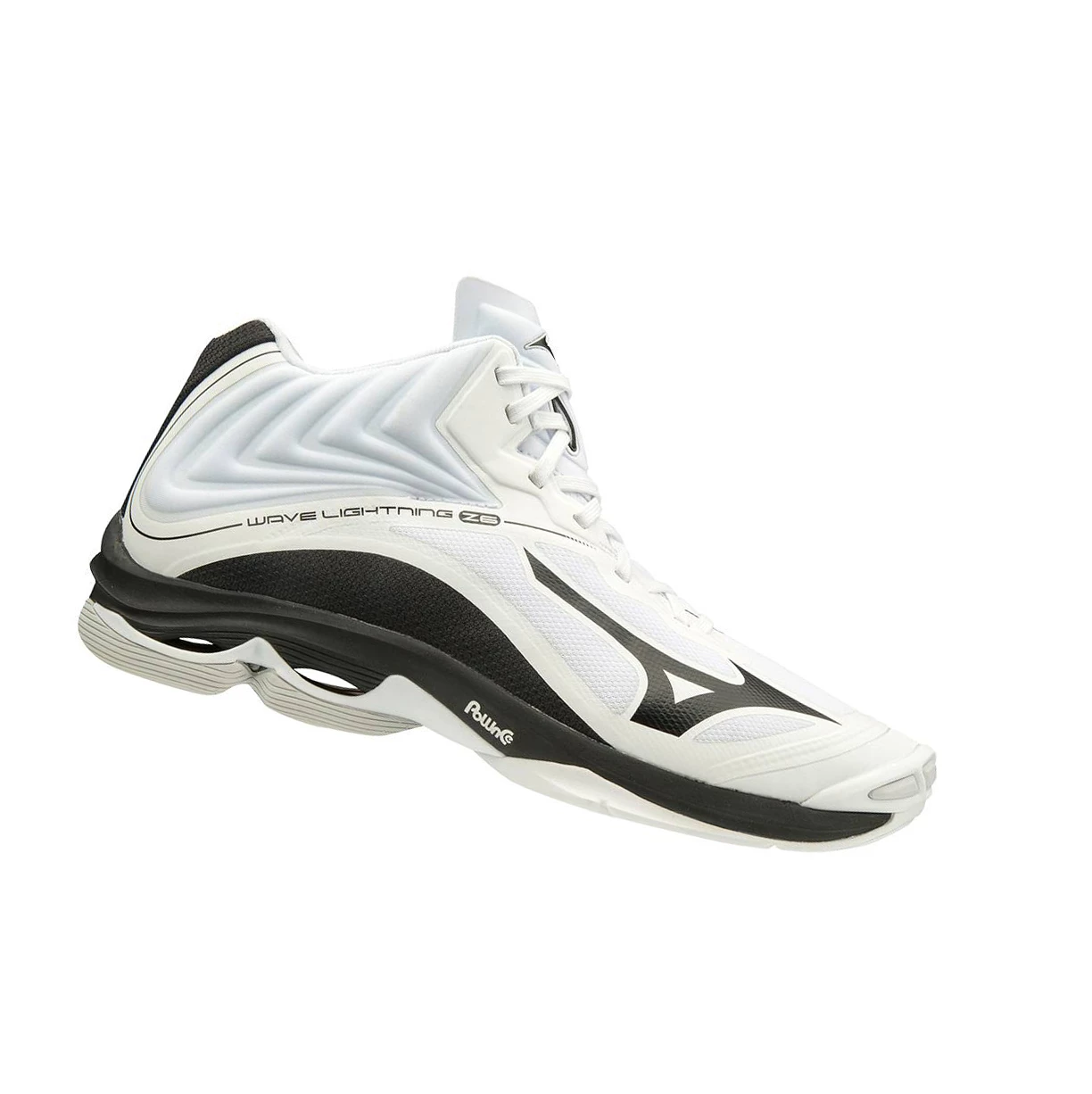 Zapatillas de Voleibol Mizuno Wave Lightning Z6 Mid Hombre White/Black | EUW592674