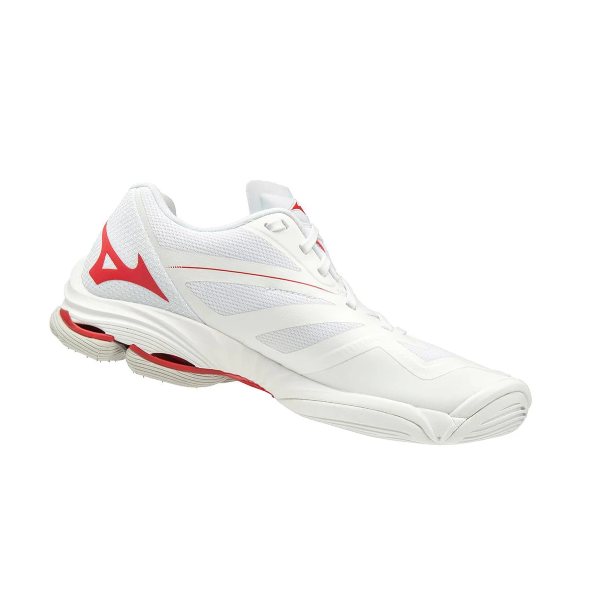 Zapatillas de Voleibol Mizuno Wave Lightning Z6 Mujer White/Red | FGP764015