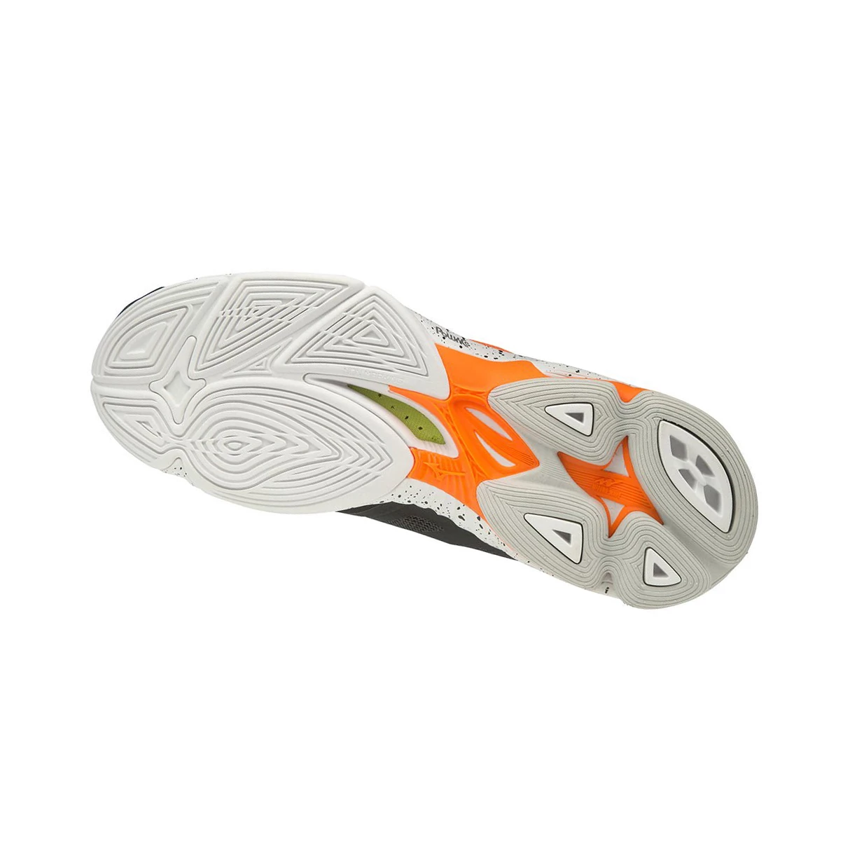 Zapatillas de Voleibol Mizuno Wave Lightning Z6 Mid Mujer Black/White/Orange | MRE786029