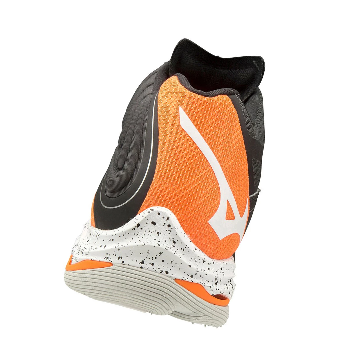 Zapatillas de Voleibol Mizuno Wave Lightning Z6 Mid Mujer Black/White/Orange | MRE786029