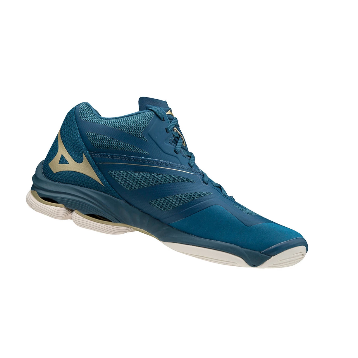 Zapatillas de Voleibol Mizuno Wave Lightning Z6 Mid Hombre Azules | PMB092164