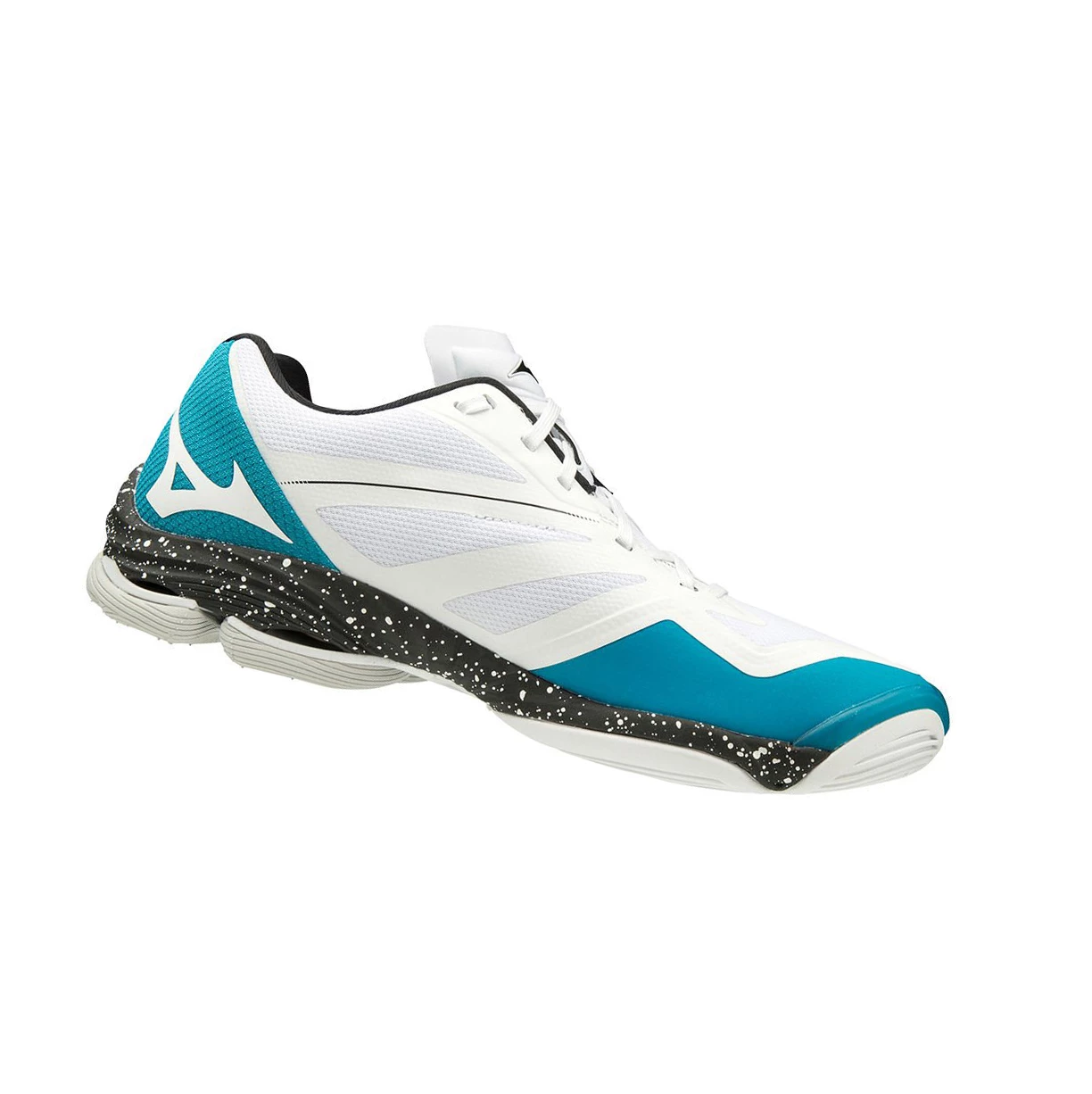 Zapatillas de Voleibol Mizuno Wave Lightning Z6 Mujer White/Black/Blue | TMK372089