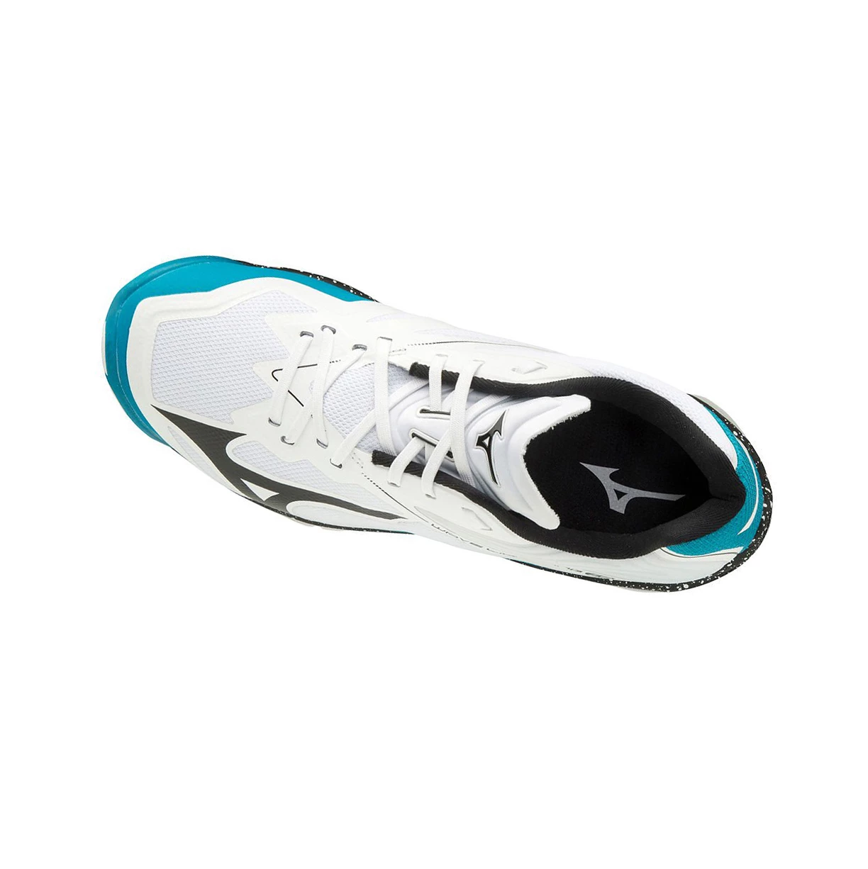 Zapatillas de Voleibol Mizuno Wave Lightning Z6 Mujer White/Black/Blue | TMK372089