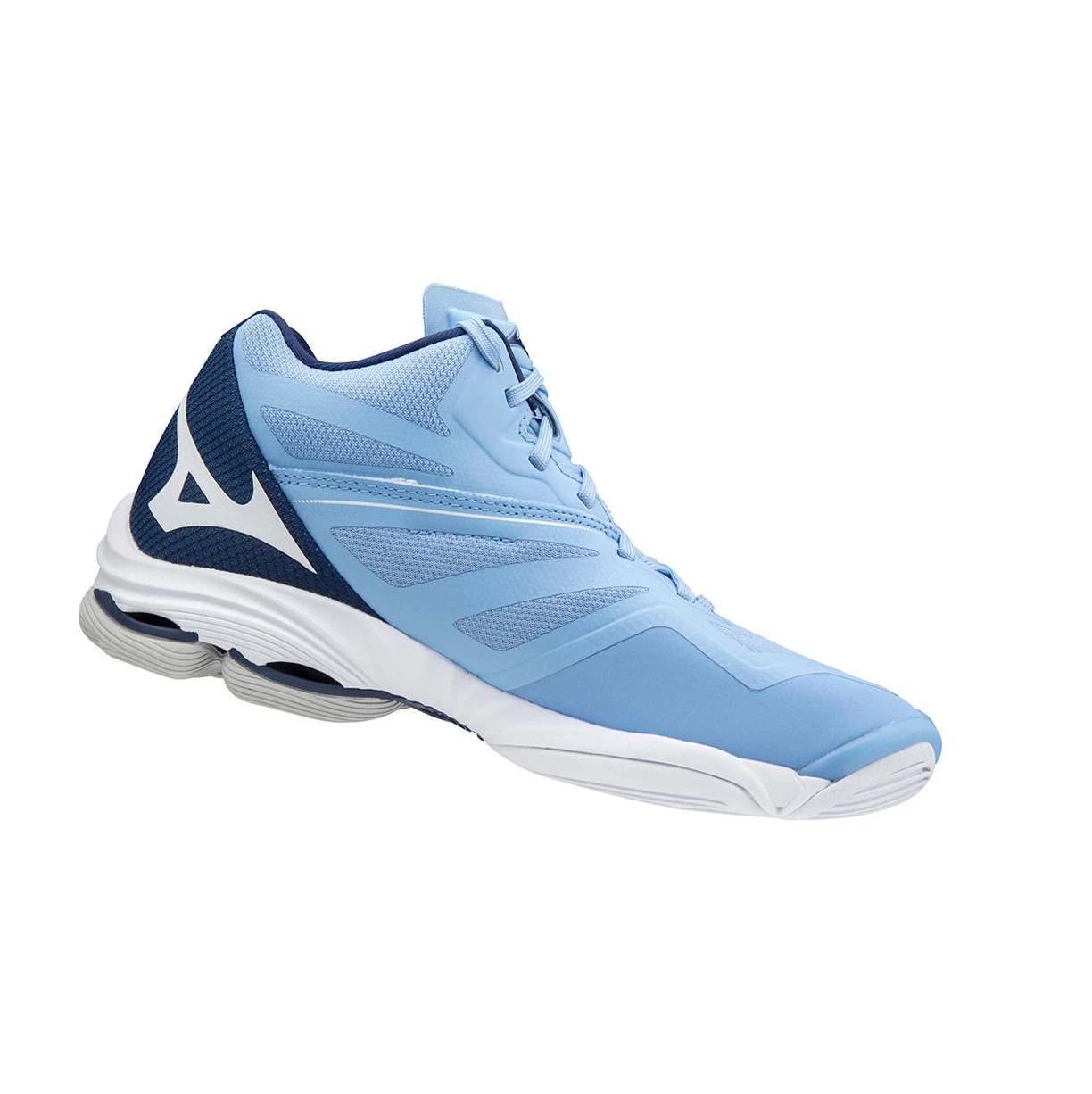 Zapatillas de Voleibol Mizuno Wave Lightning Z6 Mid Mujer Blue/White | XVD489170