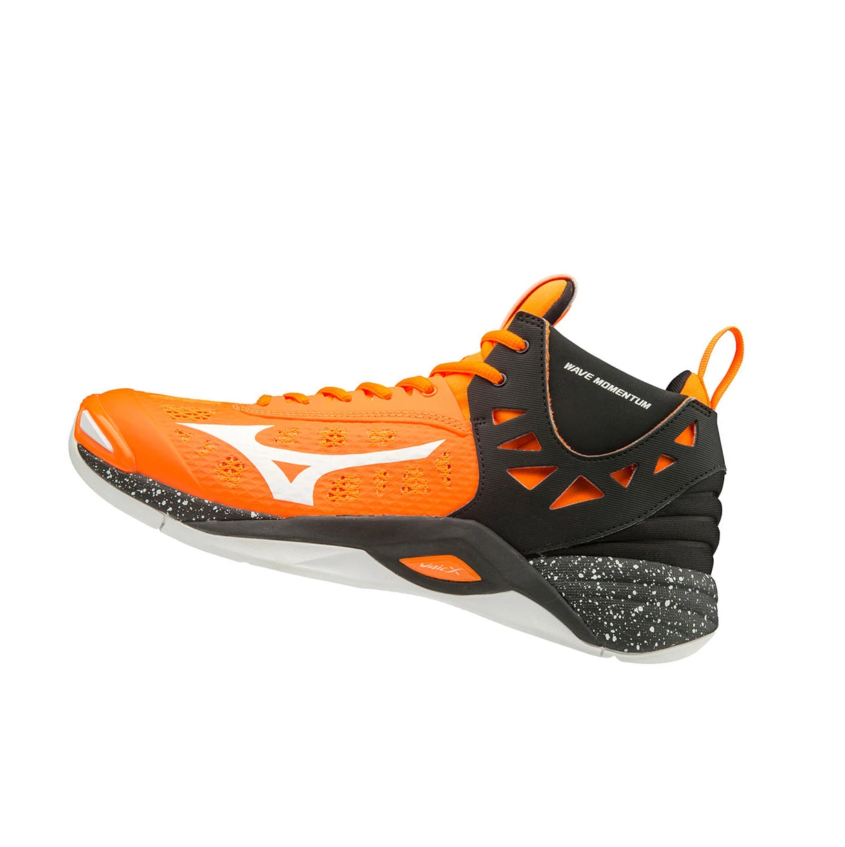 Zapatillas de Voleibol Mizuno Wave Momentum Mid Hombre Orange/White/Black | GYS701625