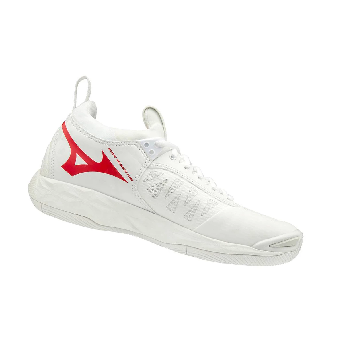 Zapatillas de Voleibol Mizuno Wave Momentum Mujer White/Red | LXP702693