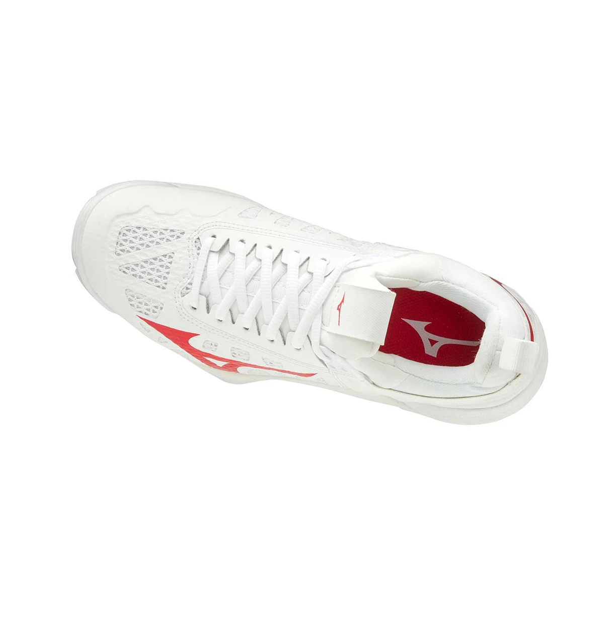 Zapatillas de Voleibol Mizuno Wave Momentum Mujer White/Red | LXP702693