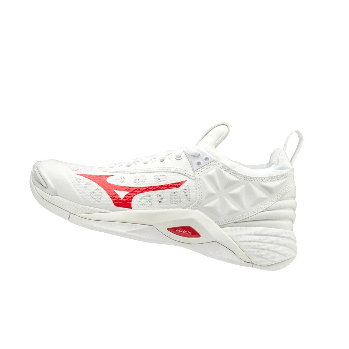 Zapatillas de Voleibol Mizuno Wave Momentum Mujer White/Red | LXP702693