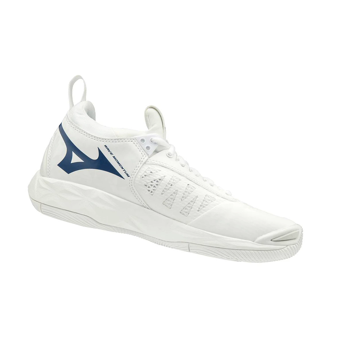 Zapatillas de Voleibol Mizuno Wave Momentum Mujer White/Navy | RYP015326