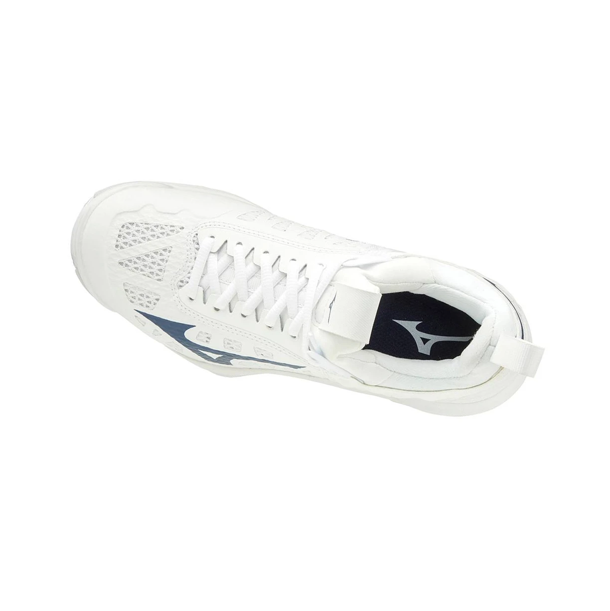 Zapatillas de Voleibol Mizuno Wave Momentum Mujer White/Navy | RYP015326