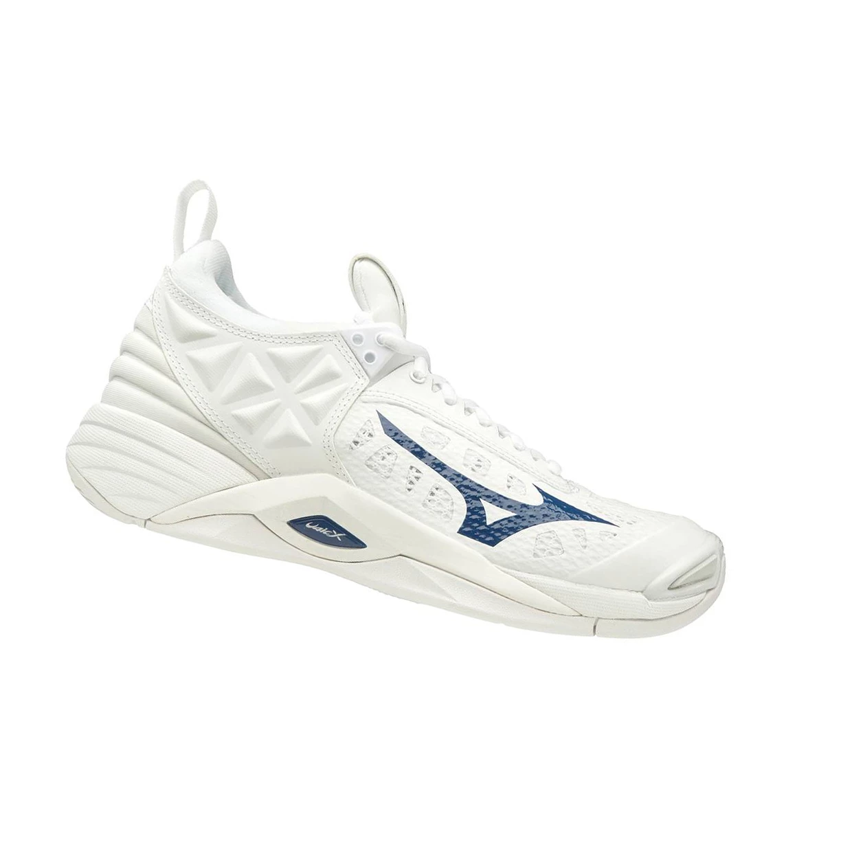 Zapatillas de Voleibol Mizuno Wave Momentum Mujer White/Navy | RYP015326