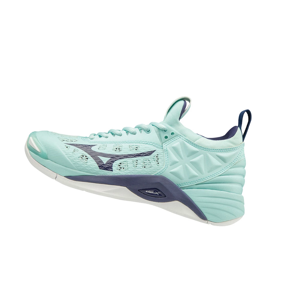 Zapatillas de Voleibol Mizuno Wave Momentum Mujer Azules Blancas | UNL341508